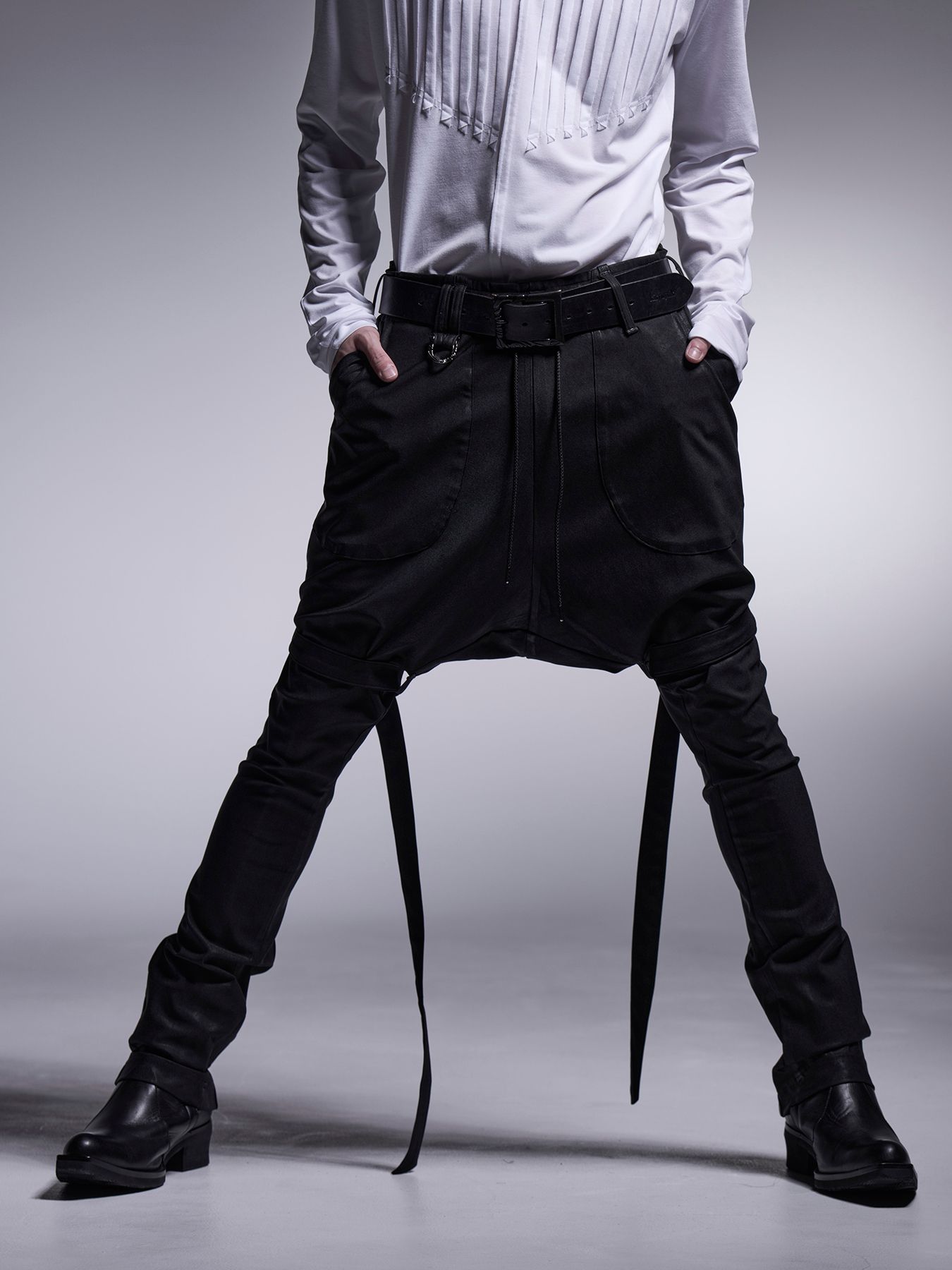 【予約品 7月13日(日) 締切】Sarrouel Bondage Pants / サルエルボンデージパンツ / ブラック