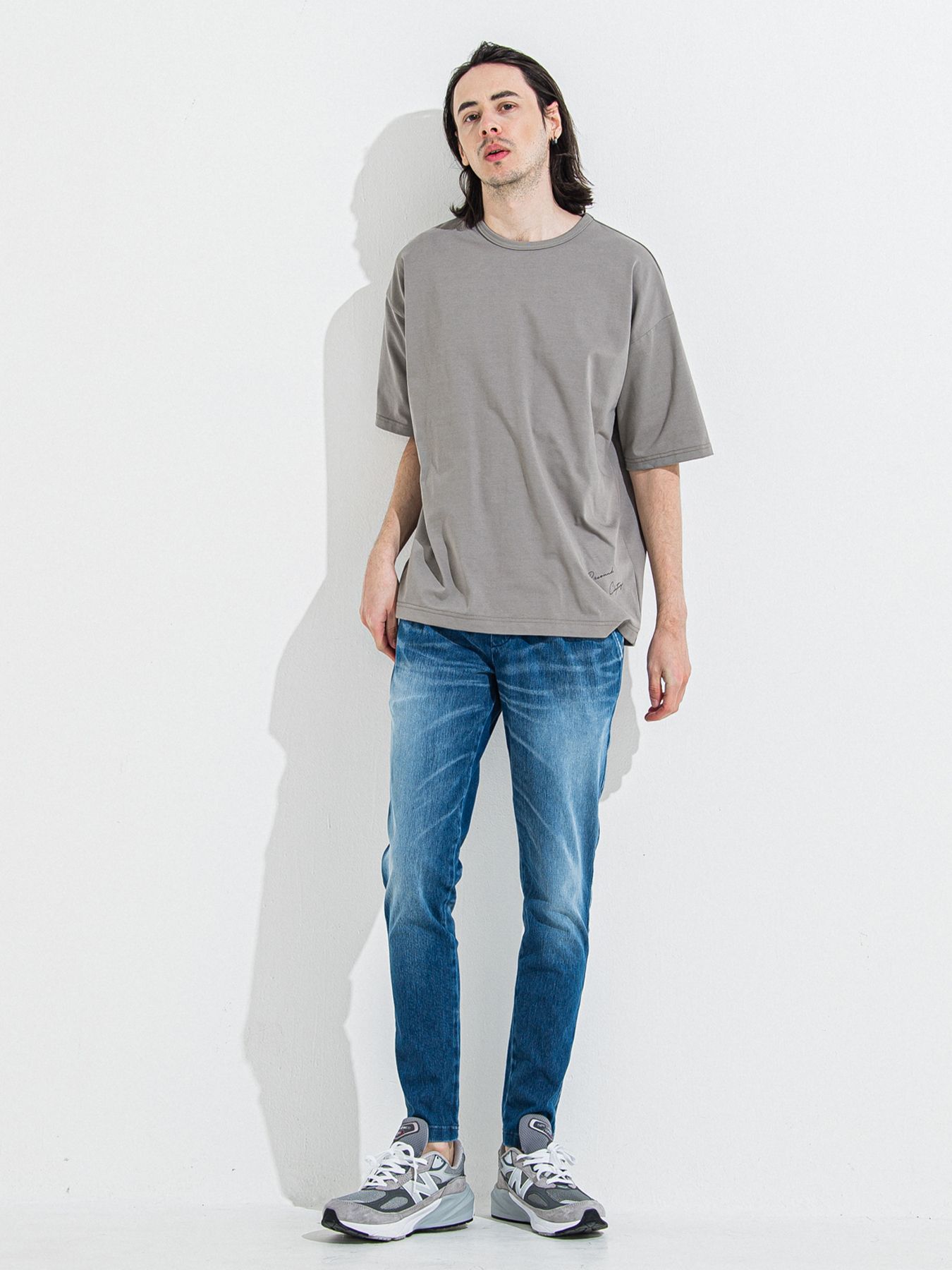 【予約品】DENIM JERSEY CHRIS EASY TUCK PT / デニムジャージクリスイージータックパンツ / ダーク