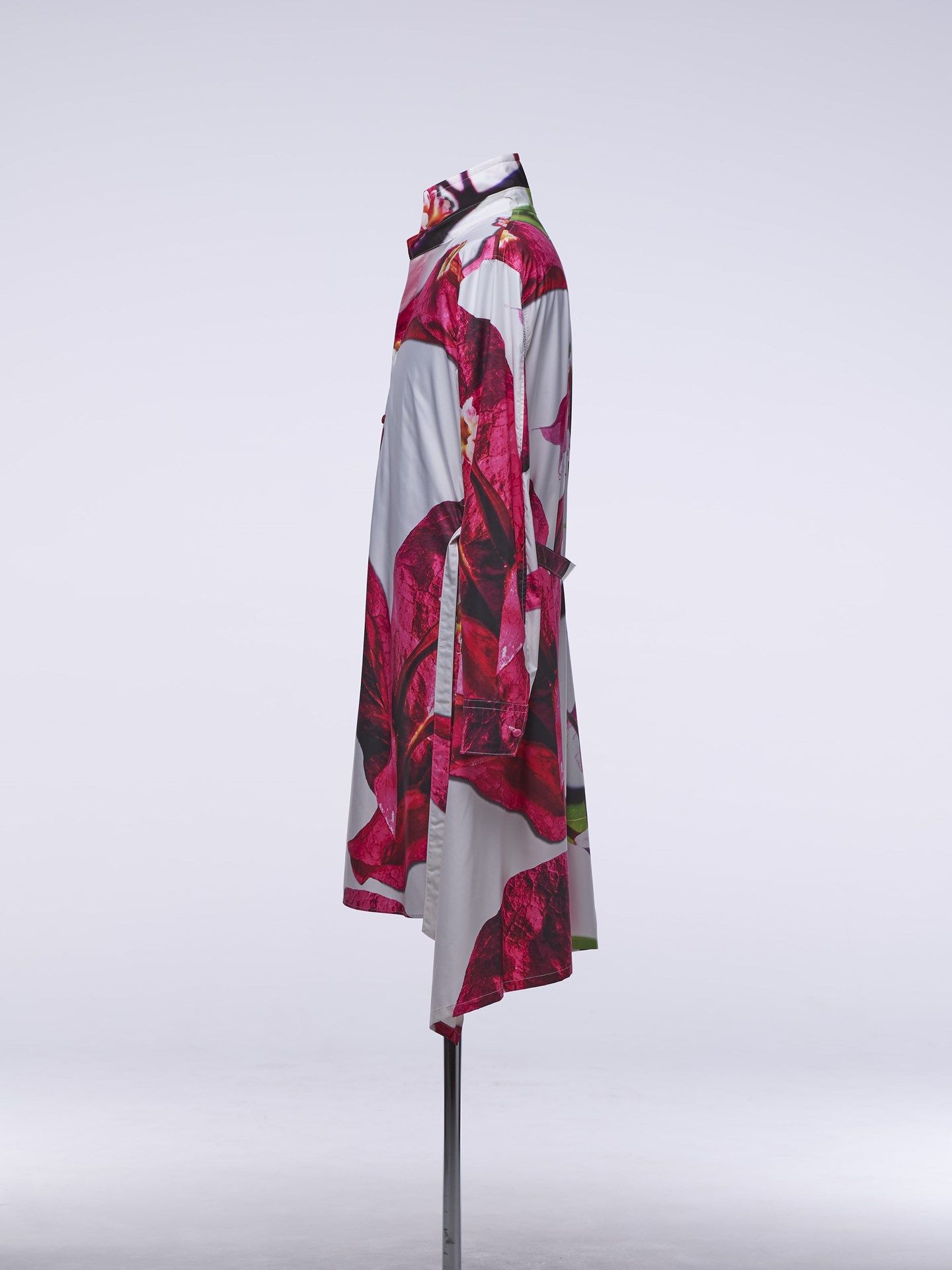 《予約品》 StandCollarFlareShirt / フレアシャツ / ブーゲンビリア 【THE ONENESS】