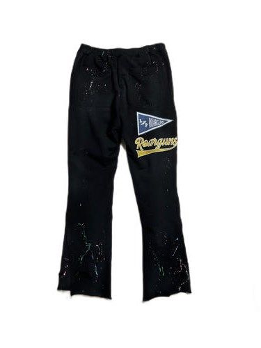 《予約品8月31日 23時55分締め》 COLLEGE PT A / スウェットパンツ / ブラック 【roarguns 】 2024年2月入荷予定