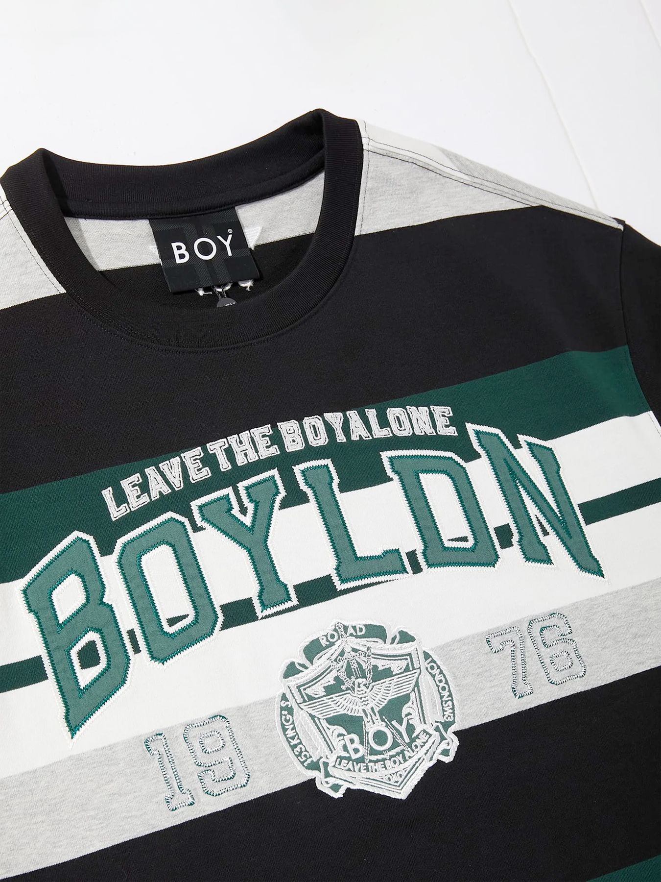 COLLEGE BORDER TEE / カレッジボーダーTシャツ / グリーン