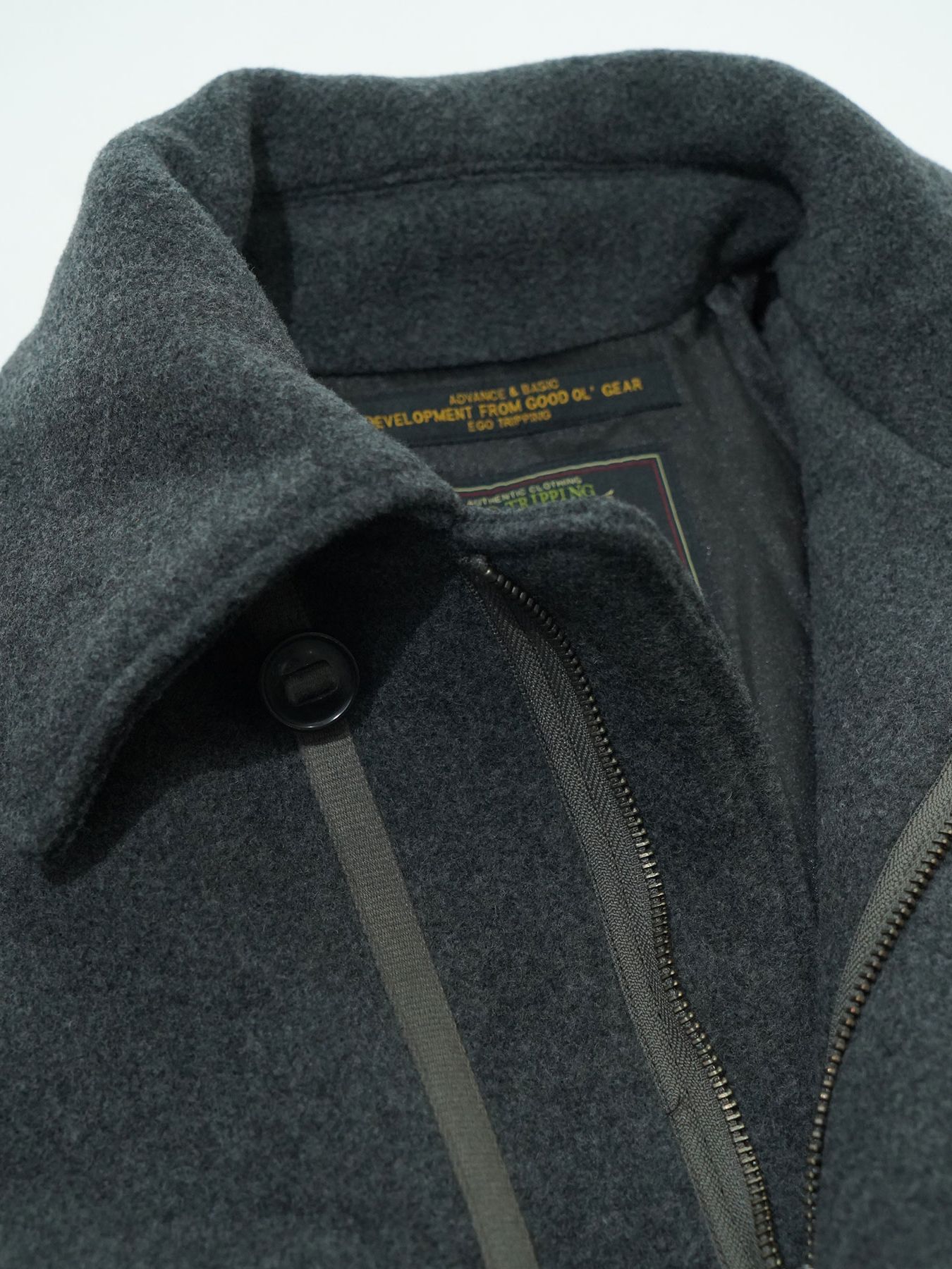 【予約品 6月2日(月) AM10時 締切】MK5 / ウールフライトジャケット / 杢グレー