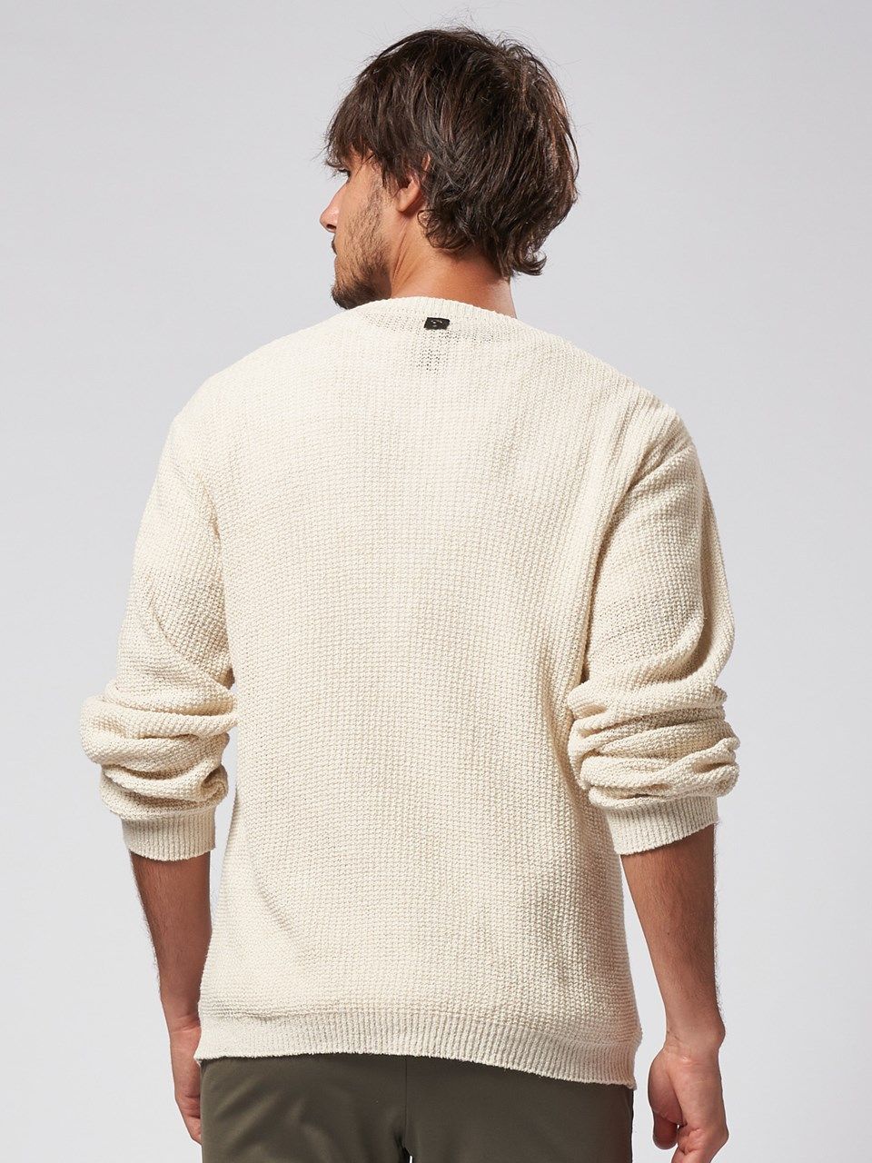 《予約品》 boucle summer knit  / サマーニット / ホワイト
