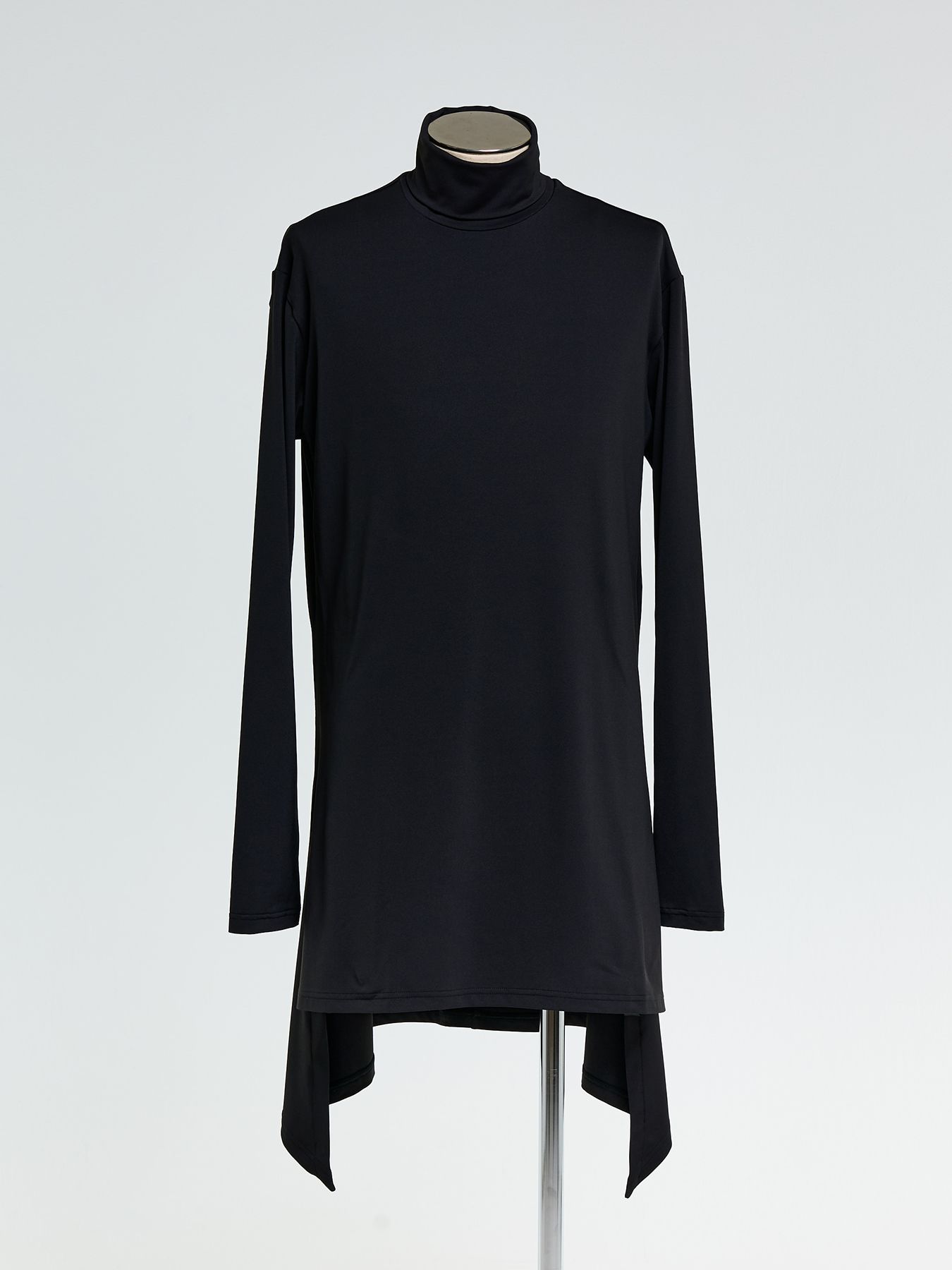 【予約品 10月26日(日) 締切】High Neck Flare Pull Over / ハイネック フレアプルオーバー / ブラック
