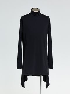 【予約品 10月26日(日) 締切】High Neck Flare Pull Over / ハイネック フレアプルオーバー / ブラック