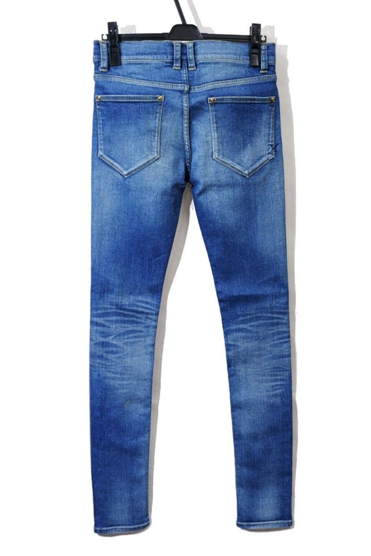 【ys Yuji SUGENO】Hybrid Stretch USED Skinny Denim Pants / INDIGO