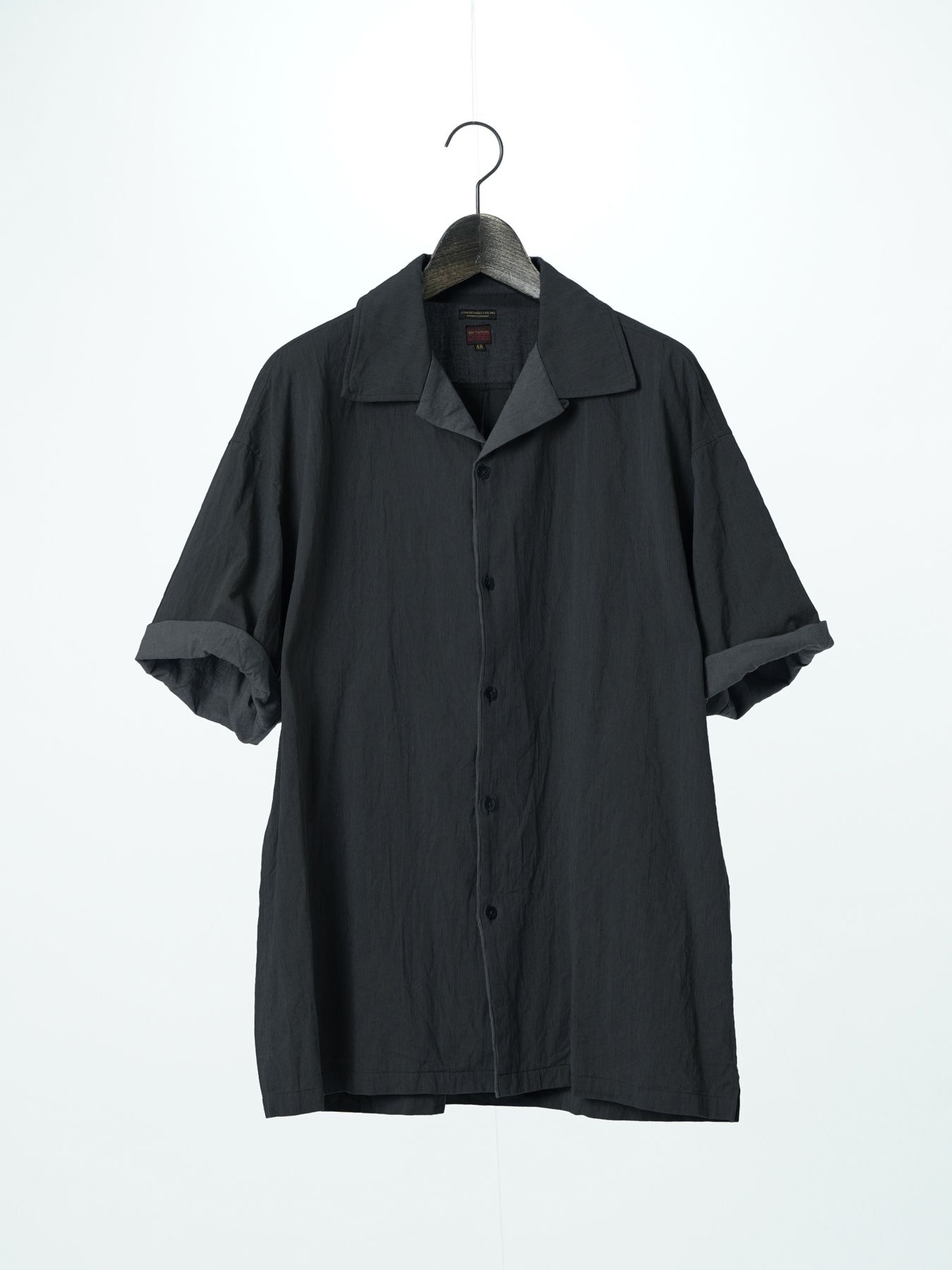 【予約品 2月1日(日) 締切】FLIPSHIRTS / オープンカラーシャツ / チャコール