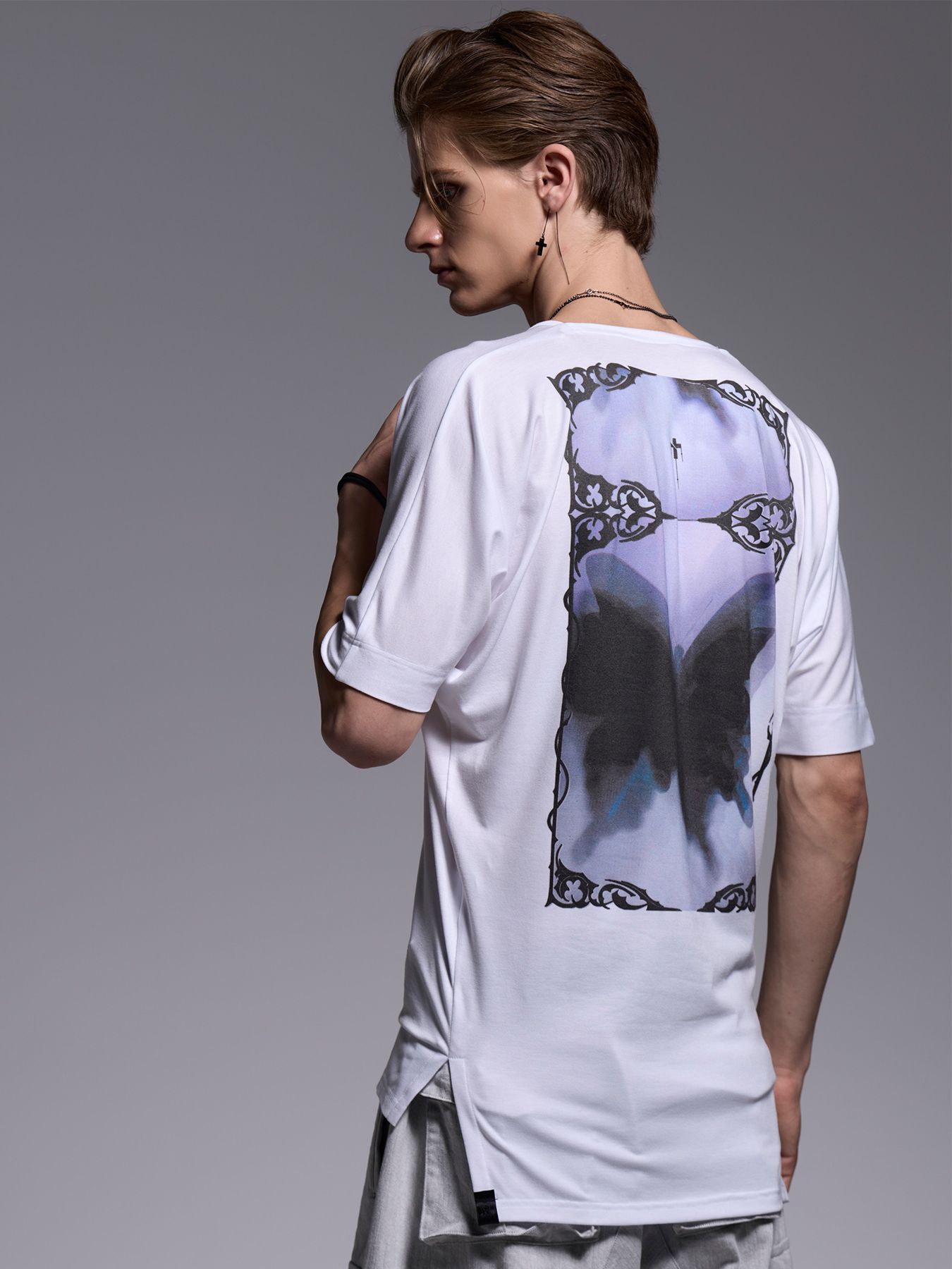 KIMONO Sleeve-T / 着物スリーブTシャツ / ホワイト