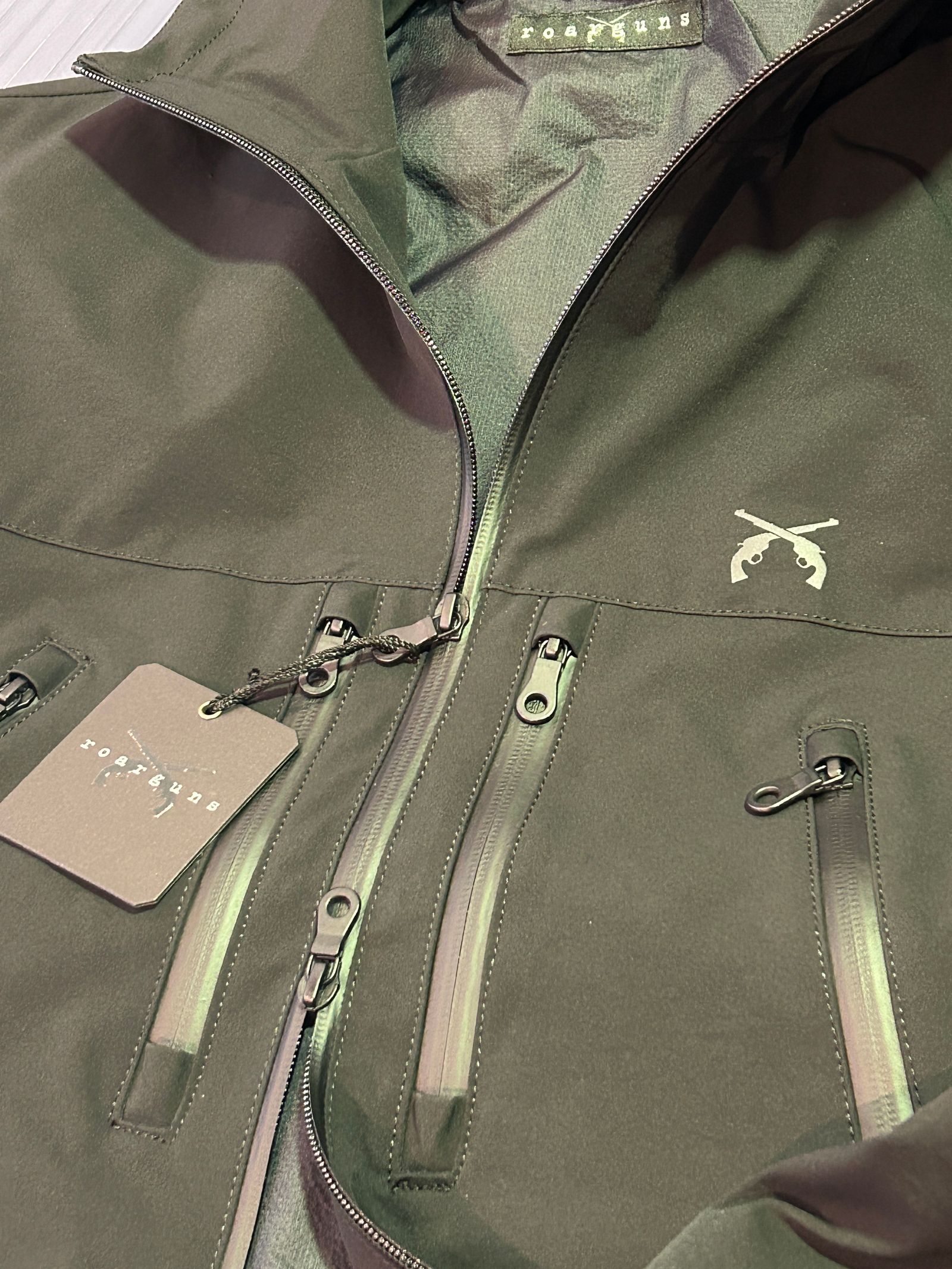 REF PRINT NYLON JKT / リフレクタープリント ナイロンジャケット / ブラック