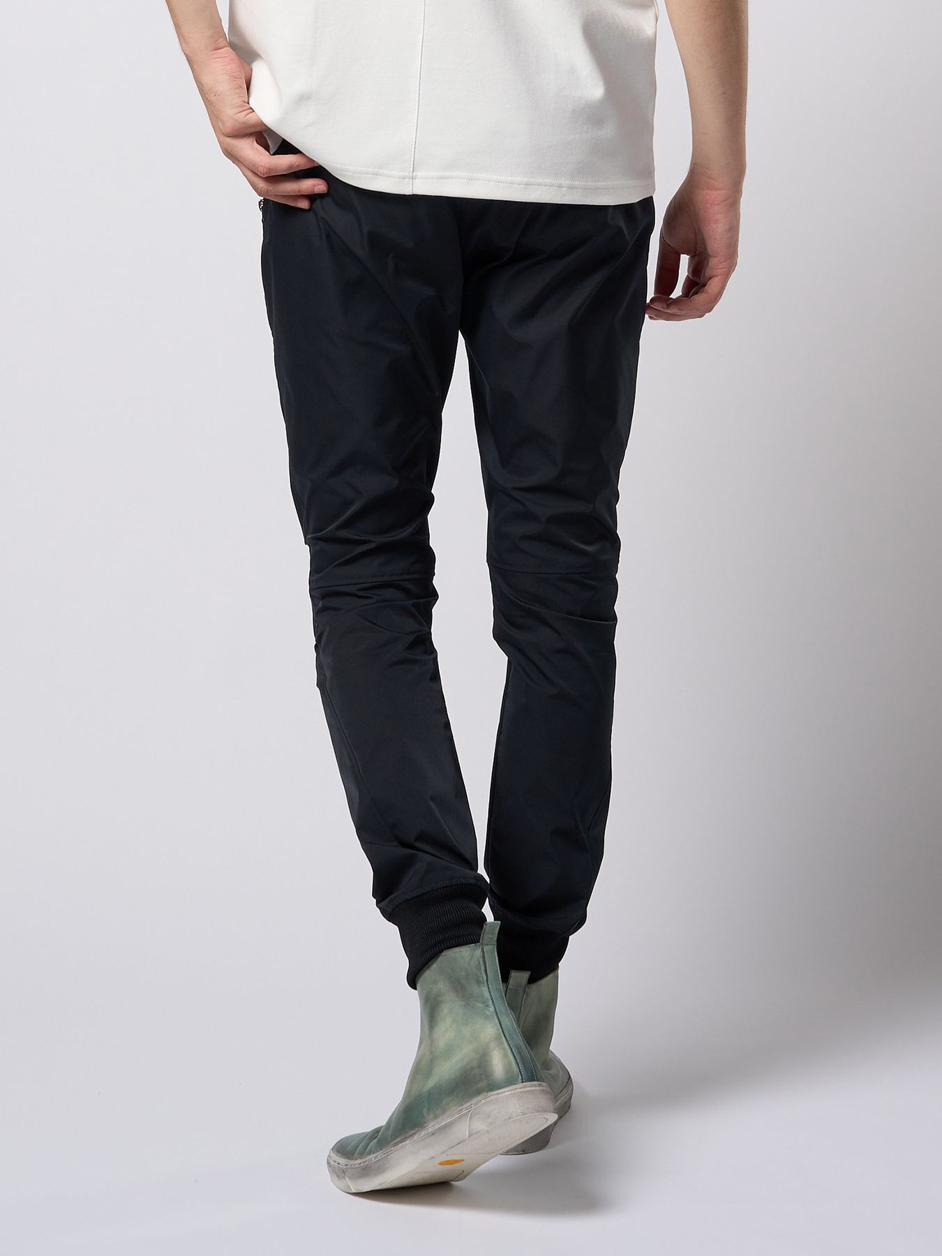 【予約品 9月23日(火) 締切】tuck rib pants / タックリブパンツ / ブラック