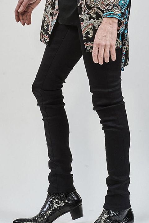 Twin power skinny denim pants / BLACK 【ys Yuji SUGENO】