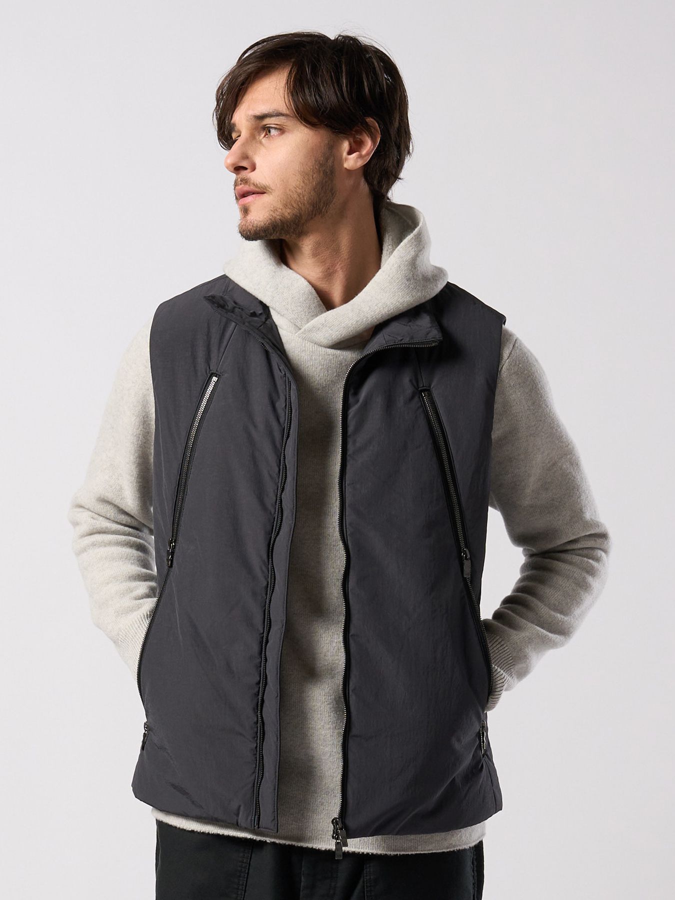 【予約品 4月19日(日) 18時締切】solid zip vest / ソリッド ジップベスト / フェードスミ