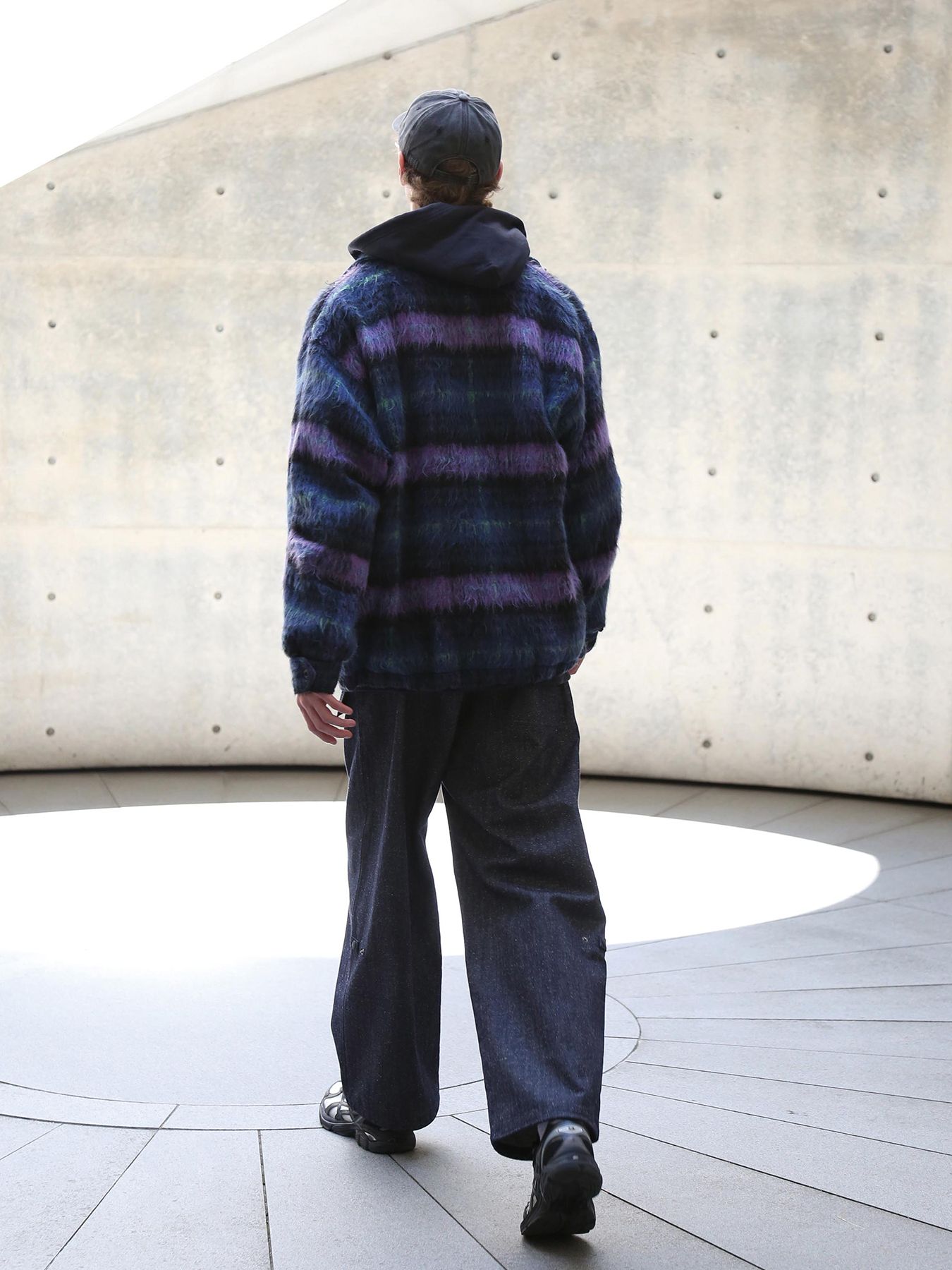【予約品】UND PARKA / ジップスウェットパーカー / ディープネイビー【QUOLT】