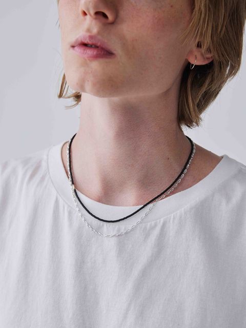 《予約品》 BEADS NECKLACE / ネックレス / ブラック 【Iroquois.SENTI】