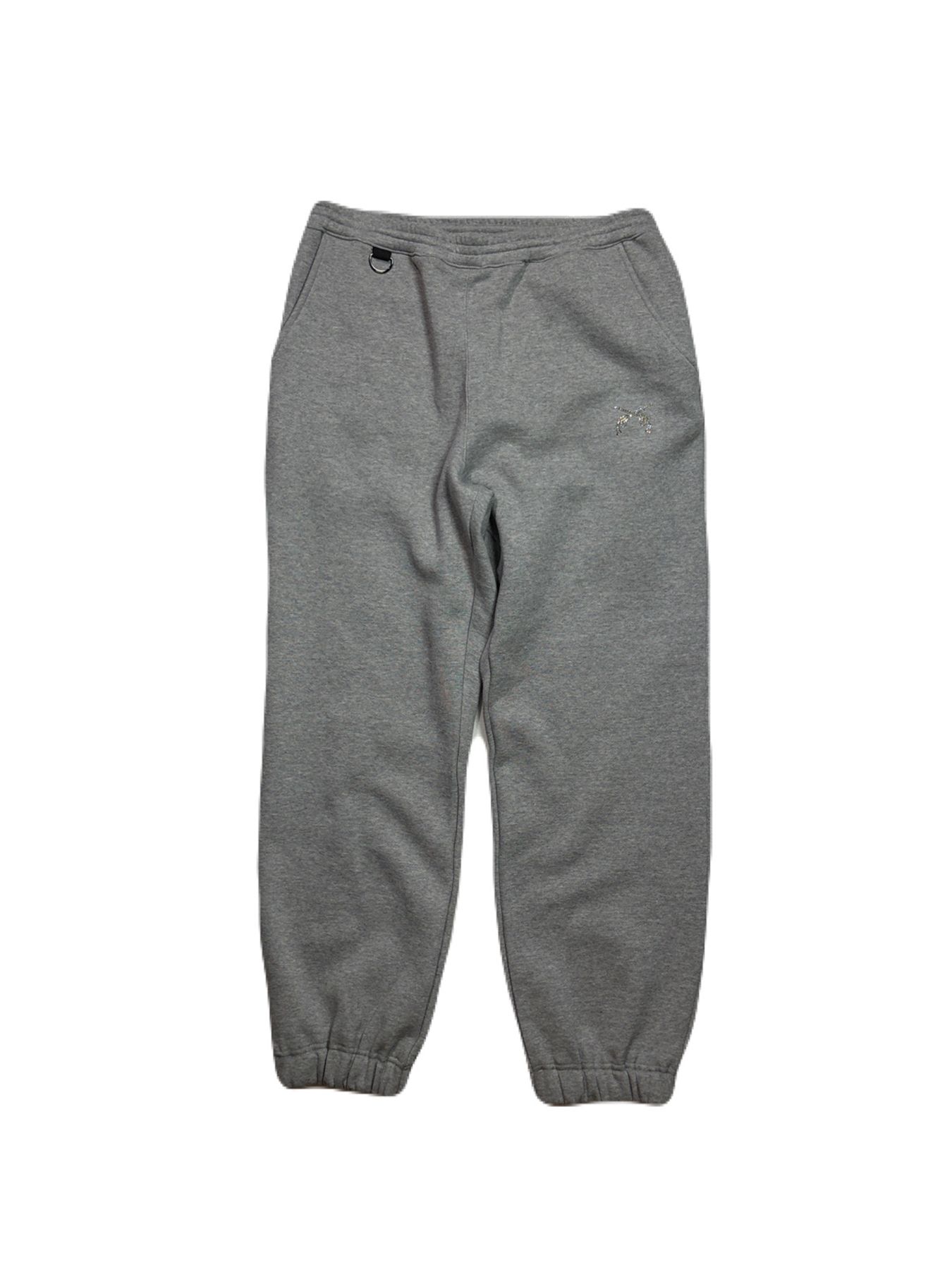 【予約品 3月9日(月) 18:00 締切】CROSSGUN CRY SWEAT PANTS / クリスタルクロスガン スウェットパンツ  / グレー