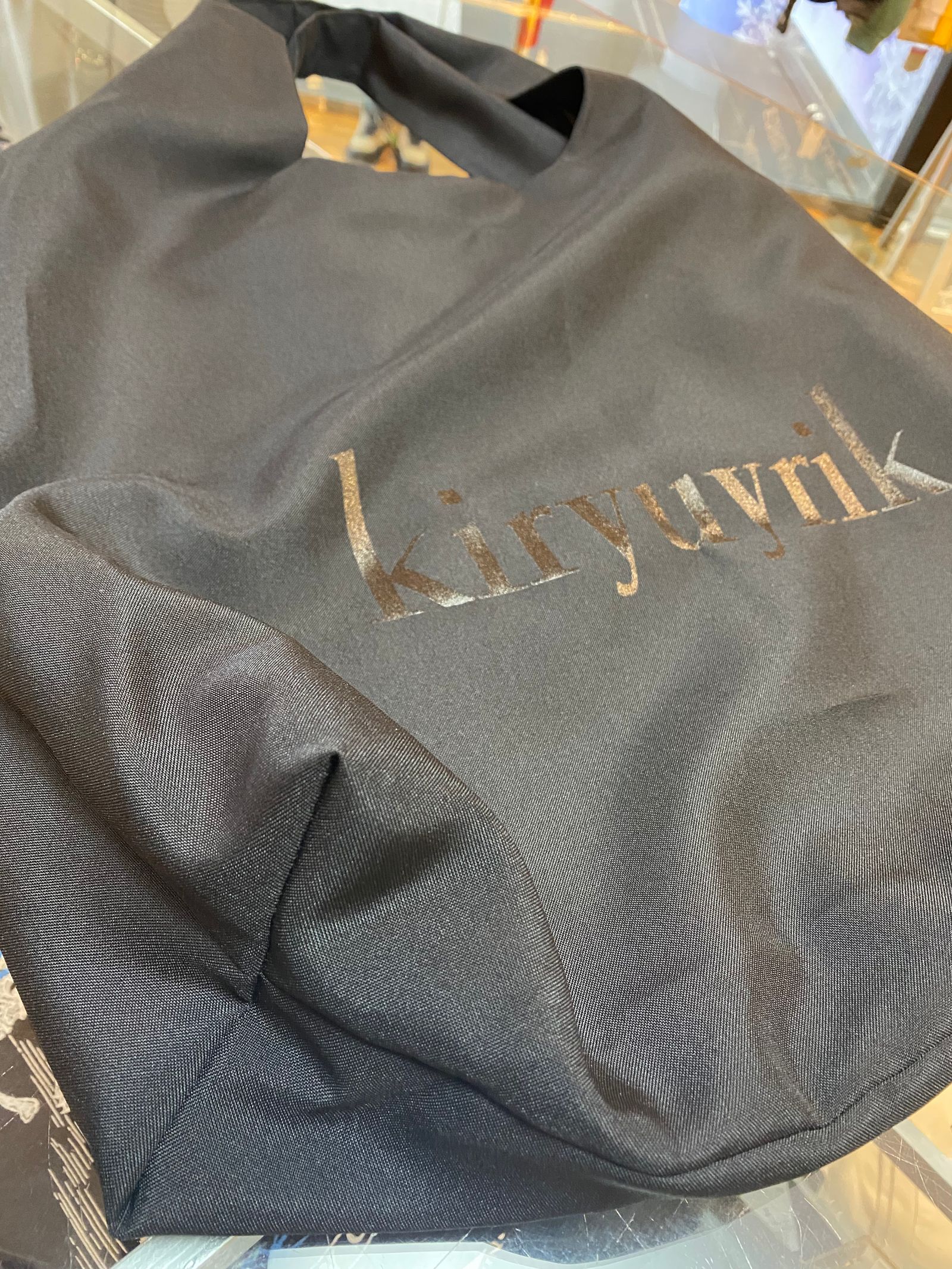 『予約品』限定45周年記念コラボファスナー開きPRESS BAG/プレスバック 黒プリント+白プリントSET【kiryuyrik×BRYAN】 6月上がり予定