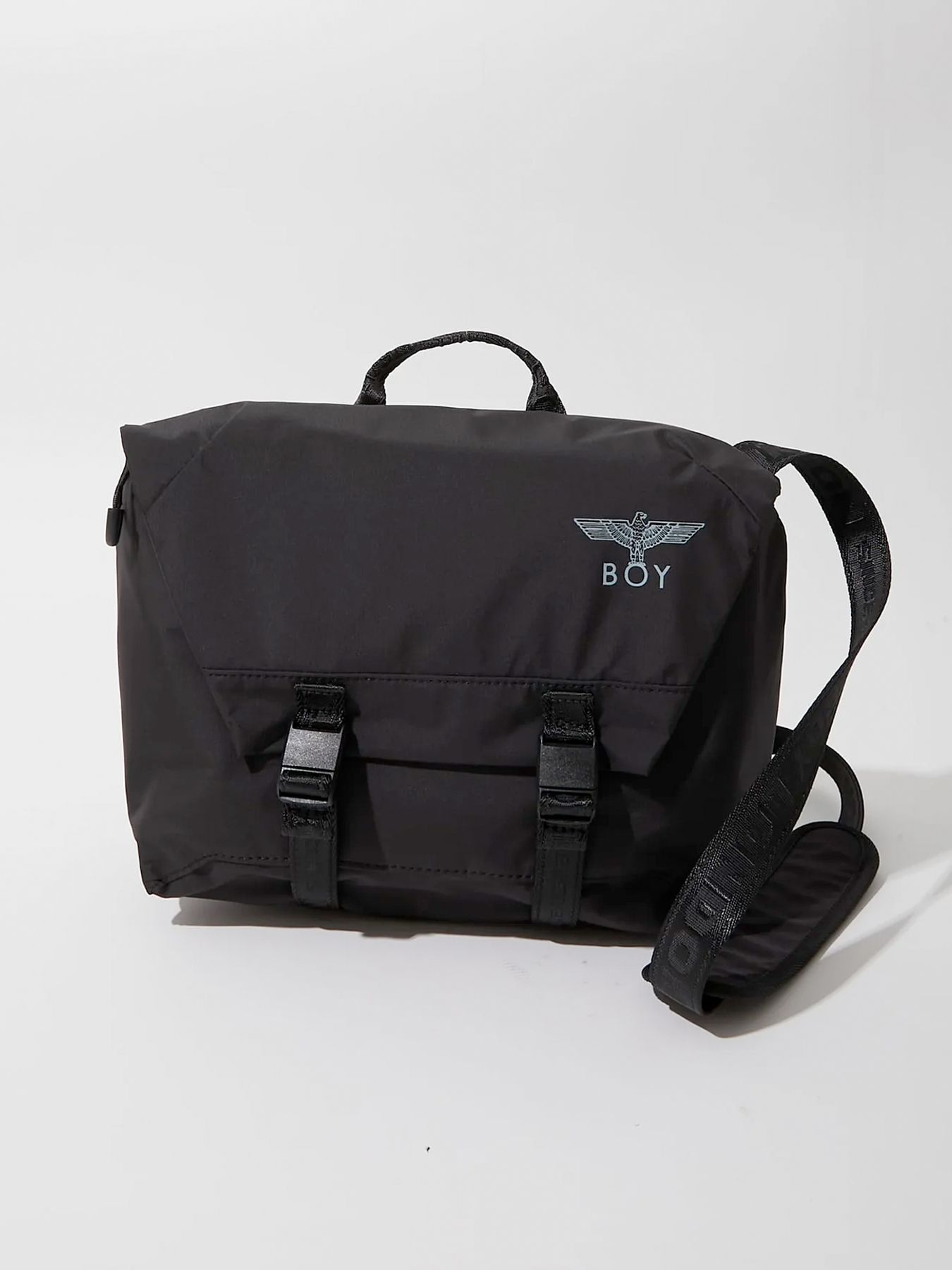 BOY LOGO NYLON SHOULDER BAG / ナイロンショルダーバッグ / ブラック