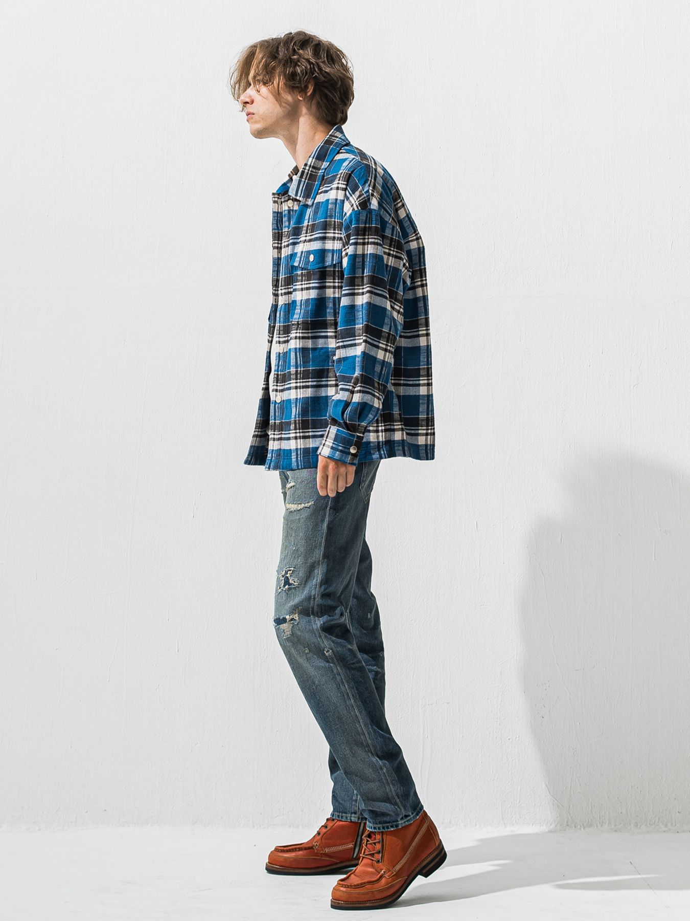 【予約品 9月6日(日) 締切】SCOTT JEANS / ライトオンスヴィンテージジーンズ / インディゴ ユーズド