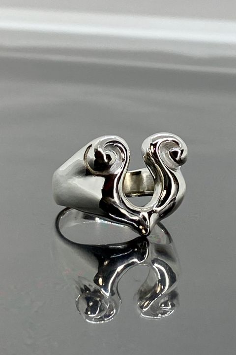 《受注生産》 RHYTHMIC HORSESHOE RING リング 【GOD SIZE】 注文から2～4週間後入荷予定