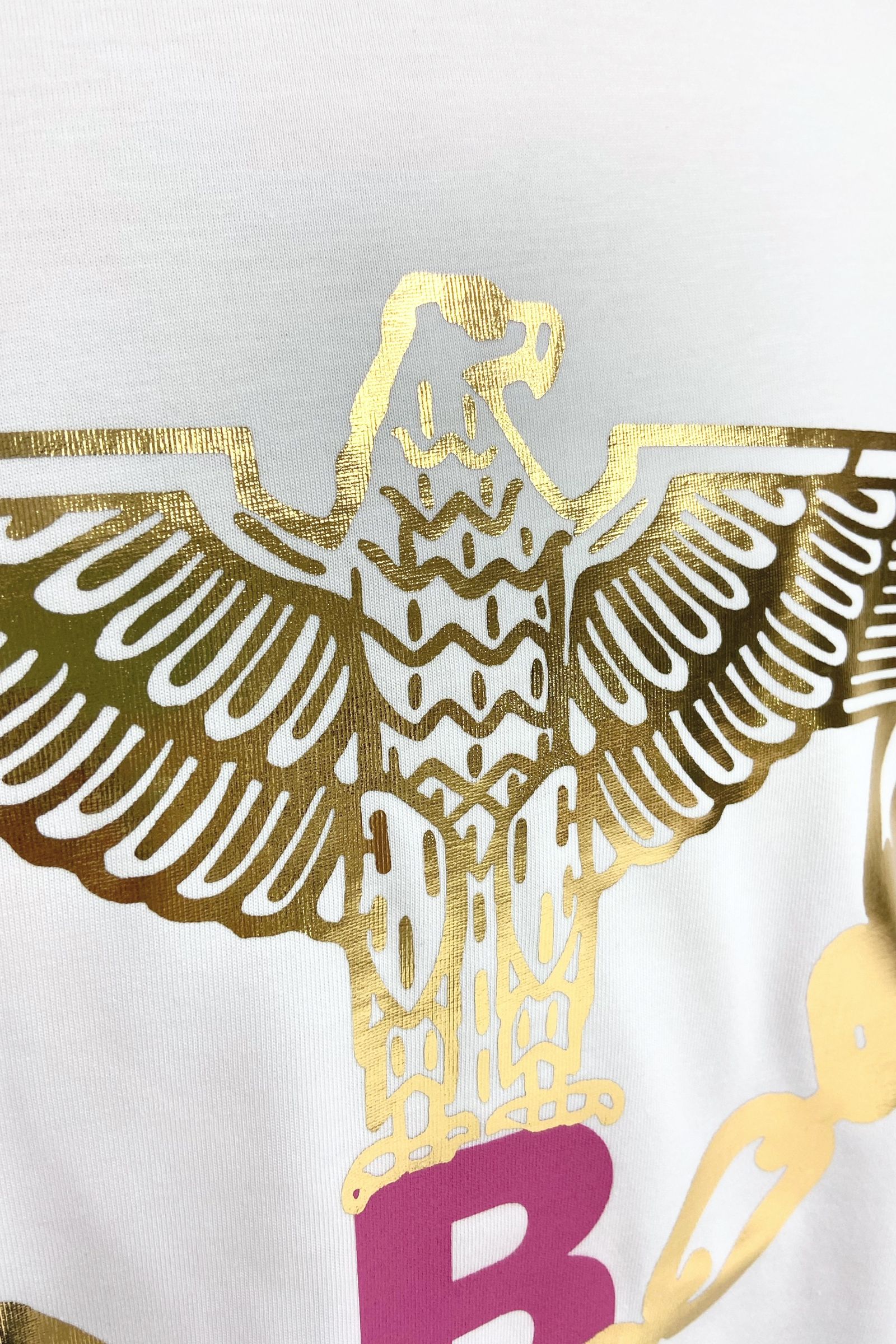 eagle chain boy T-shirt / White 【BOY LONDON】