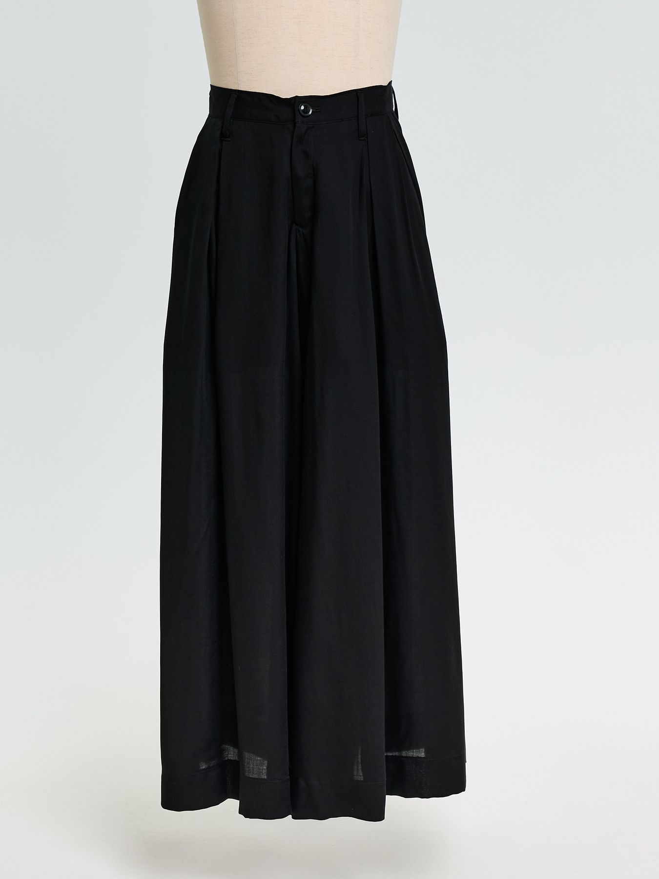 【予約品 10月26日(日) 締切】Drape Slacks / ドレープスラックス / ブラック