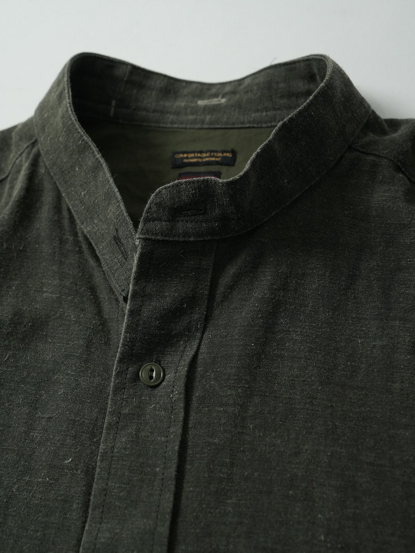 【予約品 5月6日(水) 締切】GRAZE-SHIRTS / オフィサーシャツ / カーキ