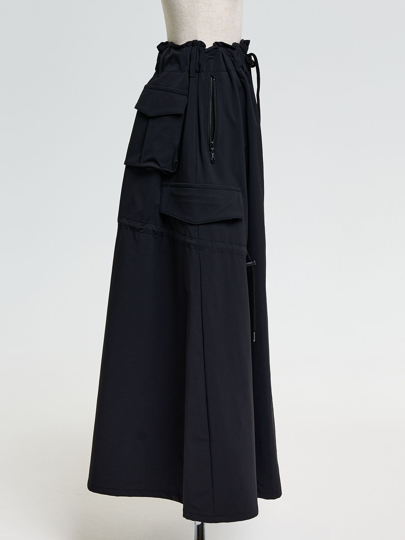 【予約品 10月26日(日) 締切】Cargo Skirt / カーゴスカート / ブラック