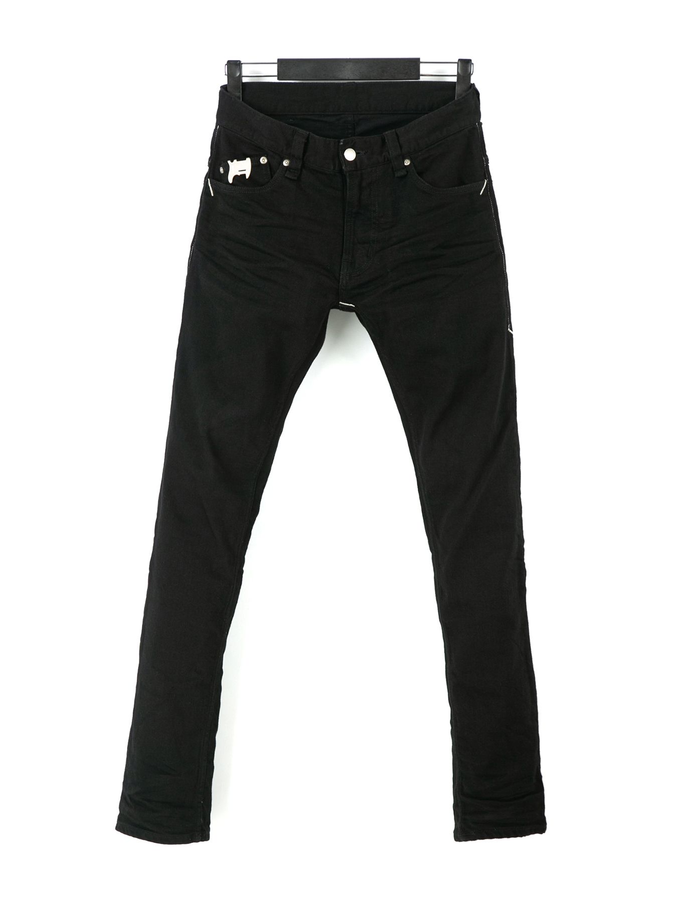 【予約品 9月27日(日) 締切】11oz オーガニックコットン ストレッチデニム タイトストレート / TIGHT JOE / BLACK