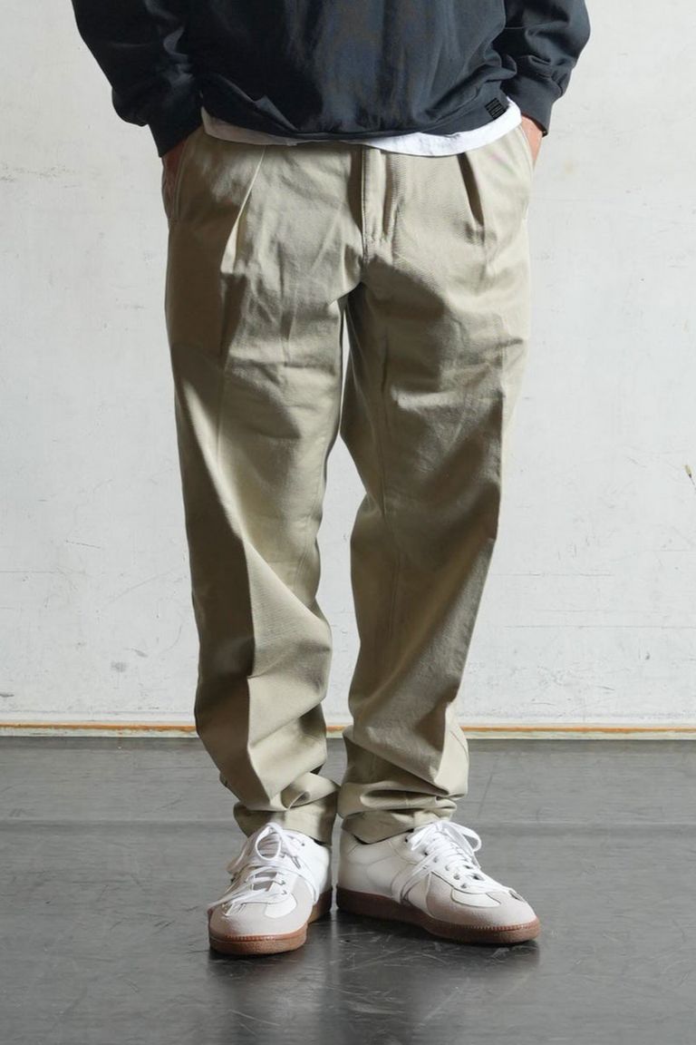 EGO TRIPPING - 《予約品》 EUROWORK CHINO TROUSERS / ベージュ 【EGO