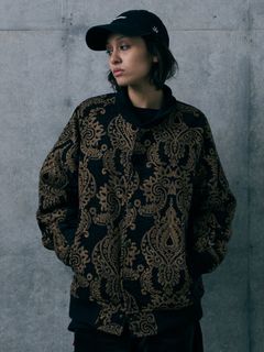 REGALIA JKT / ジャガードブルゾン / BLACK