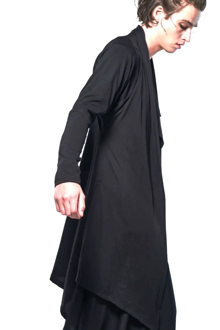 《予約品》 ベア天竺DolmanFlareCardigan / ブラック 【kiryuyrik】 2023年4月以降入荷予定