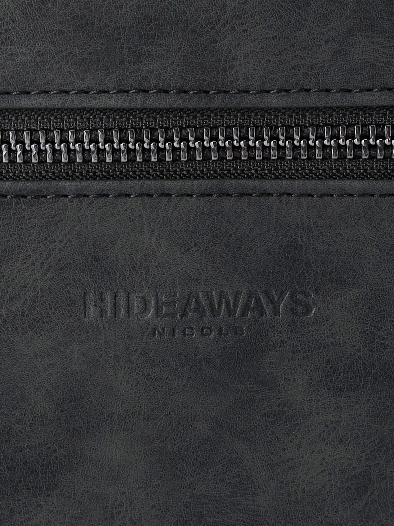 ラウンドショルダーバッグ / ブラック【HIDEAWAYS NICOLE】