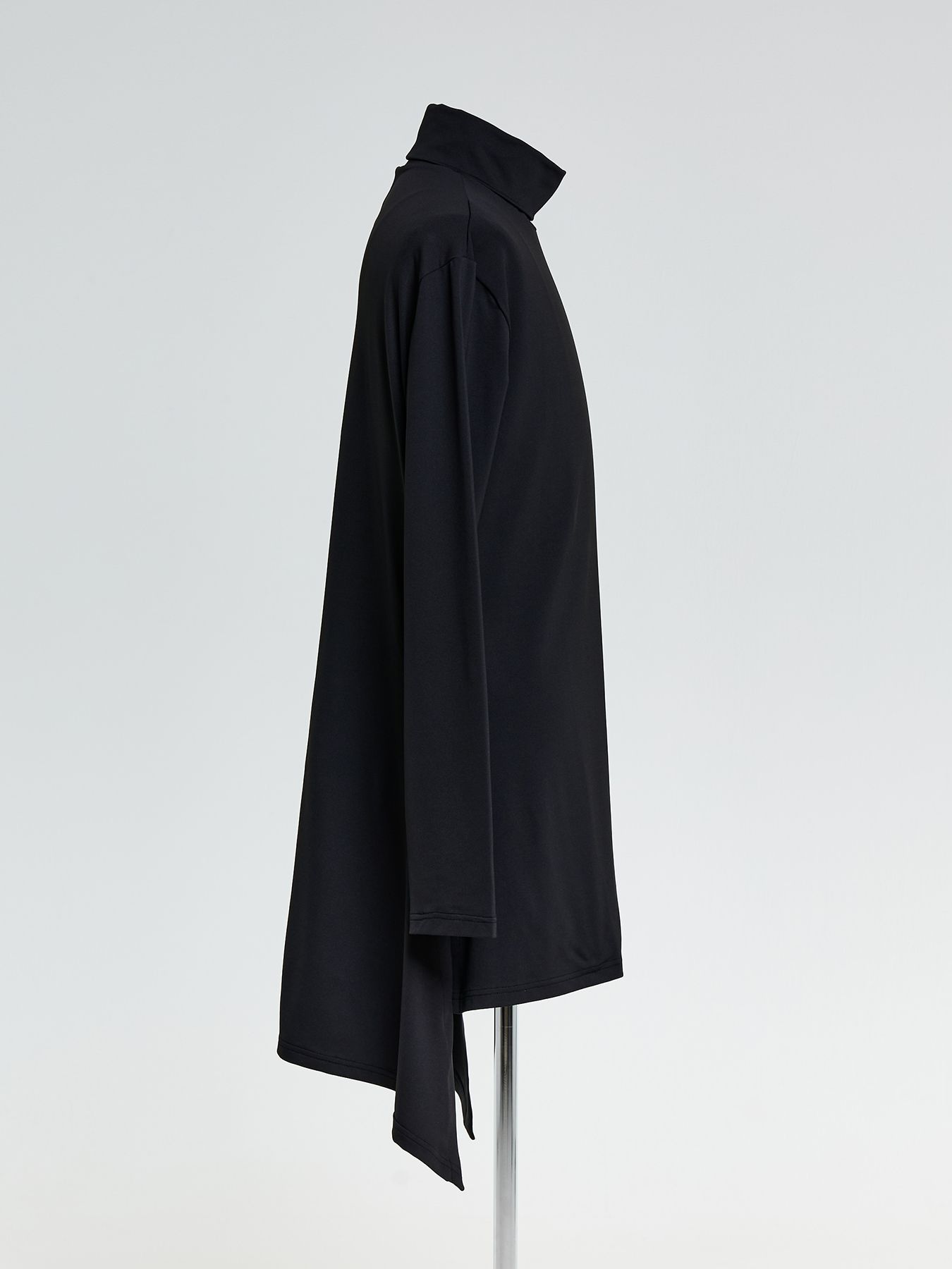 【予約品 10月26日(日) 締切】High Neck Flare Pull Over / ハイネック フレアプルオーバー / ブラック