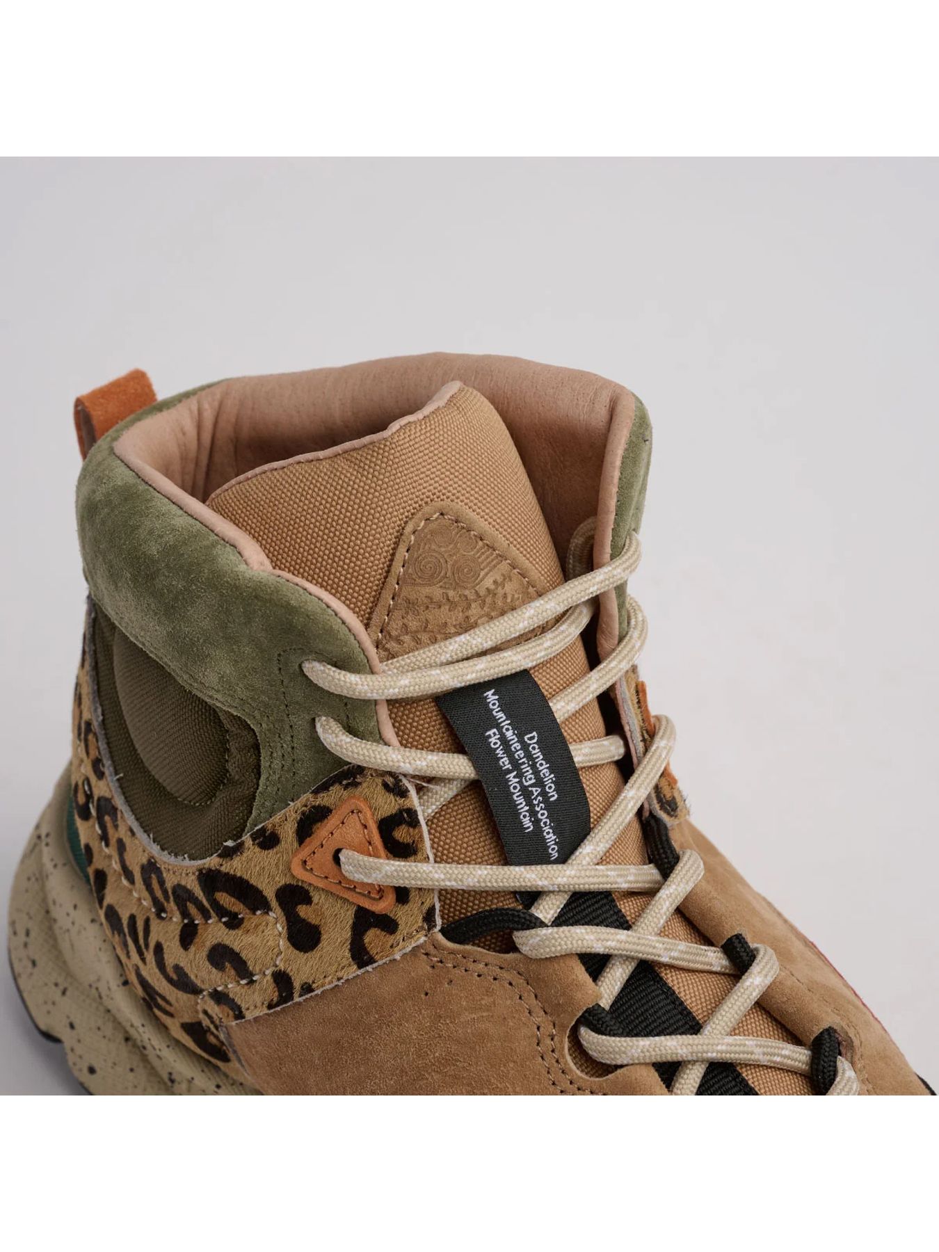 【プレミアムセレクト】BACK COUNTRY HI / ハイカットスニーカー / Camel-Khaki-Leopars / FM66H-1-025
