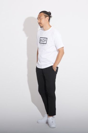 CHAIN DESIGN TEE/ ホワイト 【BOY LONDON】