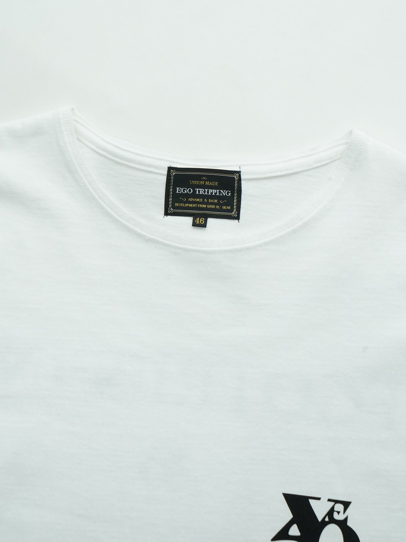 【予約品 10月26日(日) 締切】PRINTTEE-B long / ロゴプリントカットソー / WHITE
