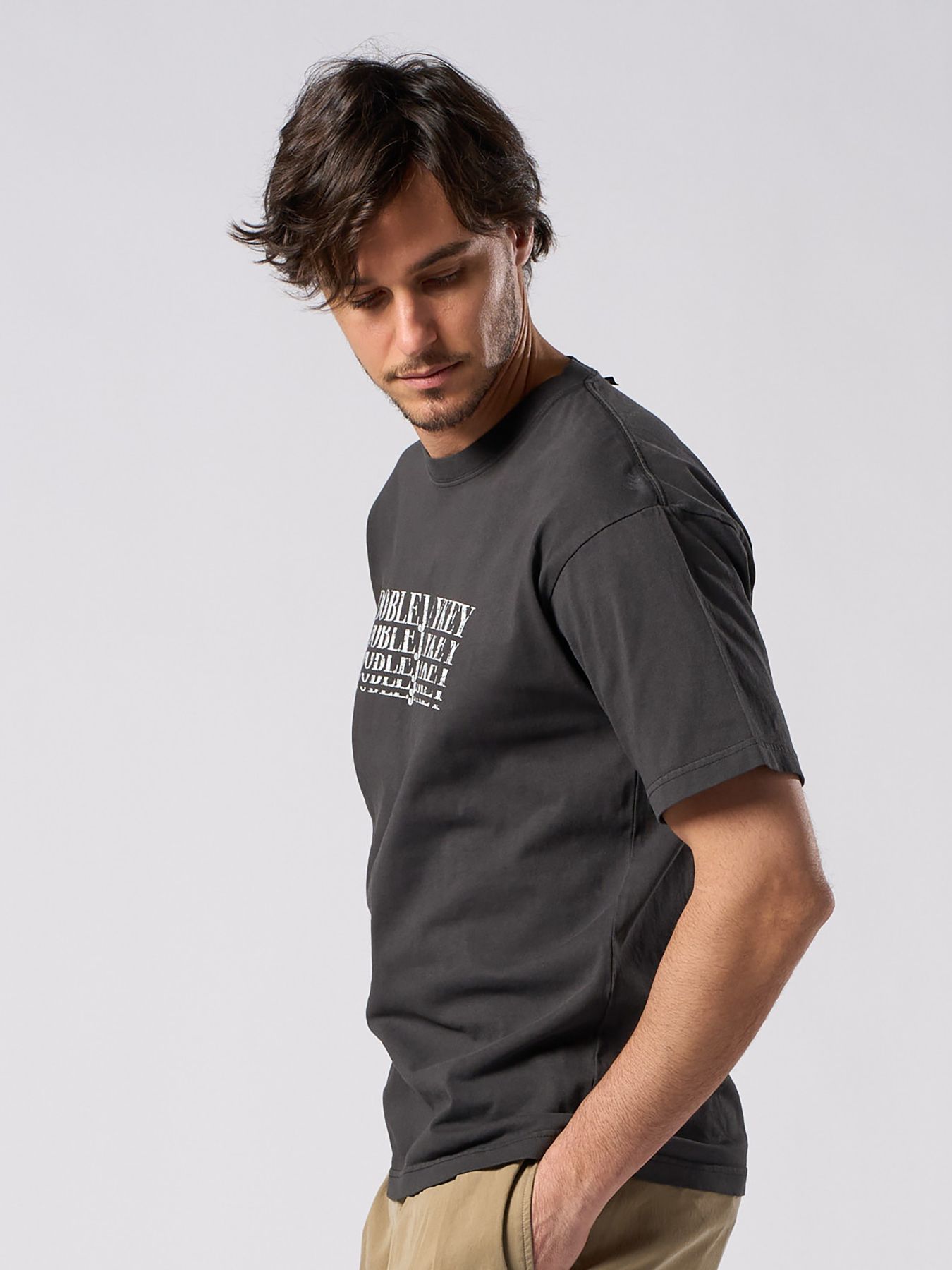 【予約品 1月25日(日) 締切】graphic-T collection：DOBLEJAYKEY T / ダブルジェイケー Tシャツ / ブラック