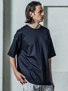 《予約11月17日19時締め》 Finest  BASIC  LOOSE T / ルーズTシャツ / ネイビー