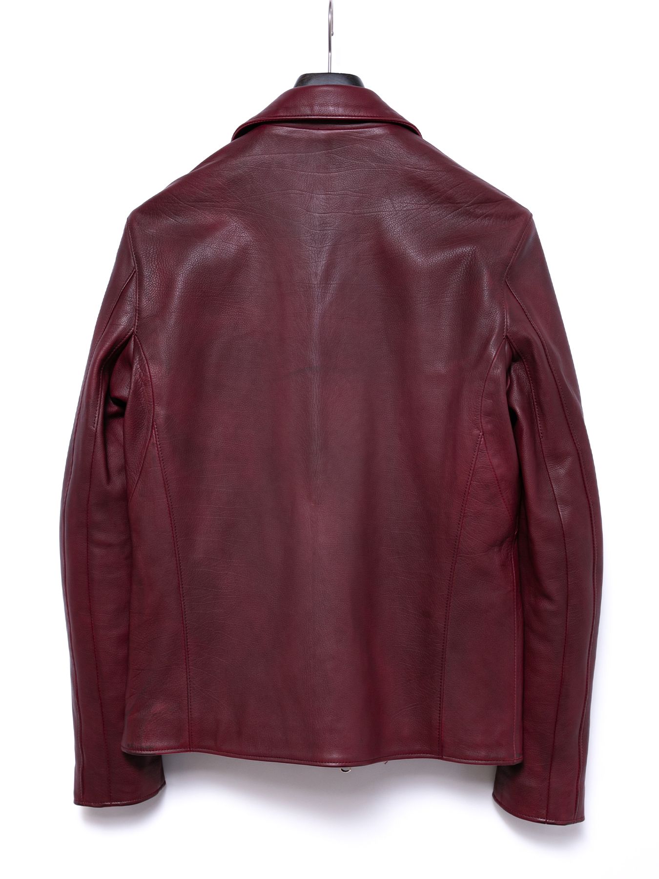 【予約品 4月6日(月) 締切】Hybrid Vegetable Tanned Calfskin Garment Burning Dyed Double Riders / ハイブリッド タンニン鞣し カーフスキン 燃焼製品染めダブルライダース / KAI