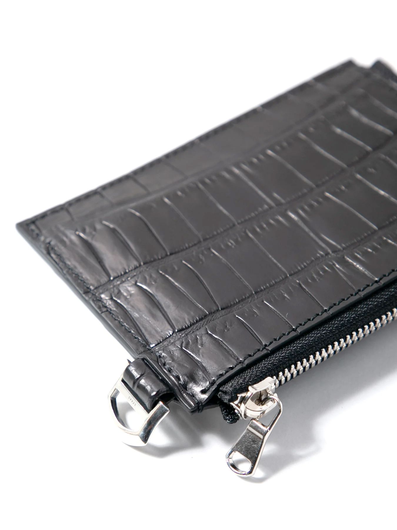【予約品 10月12日(日) 締切】Nile Crocodile L Wallet / ナイルクロコ Lウォレット / ブラック