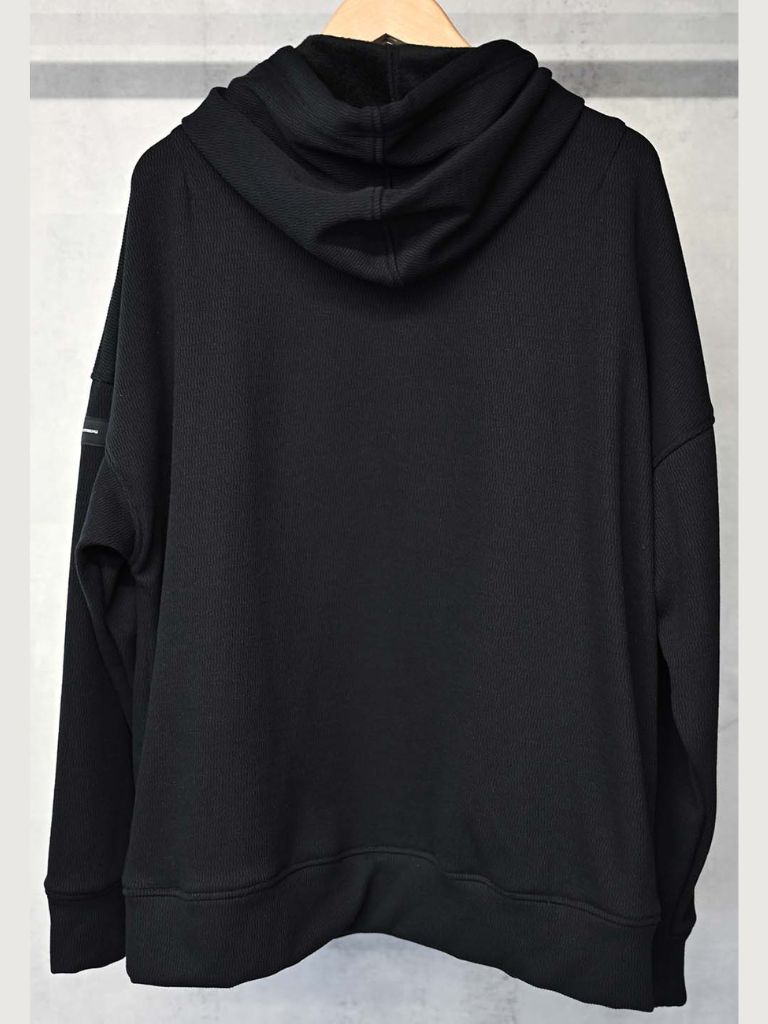 《予約9月1日18時締め》 shaggy fleece thermal pullover hoodie  / プルオーバーパーカー / ブラック