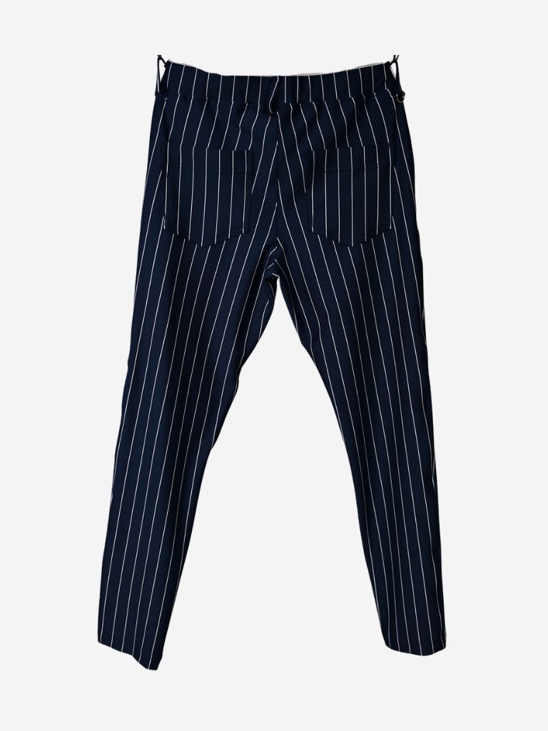 《予約11月17日19時締め》 CHRIS EASY  PANTS / イージーパンツ / ネイビー・ストライプ