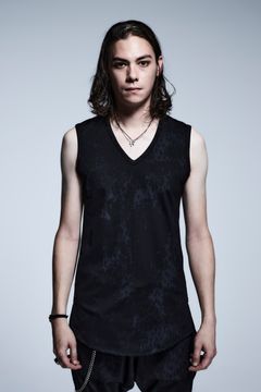 《予約品》 LongTankTop CrossDotRashGuard / Black 【kiryuyrik】 1月入荷予定