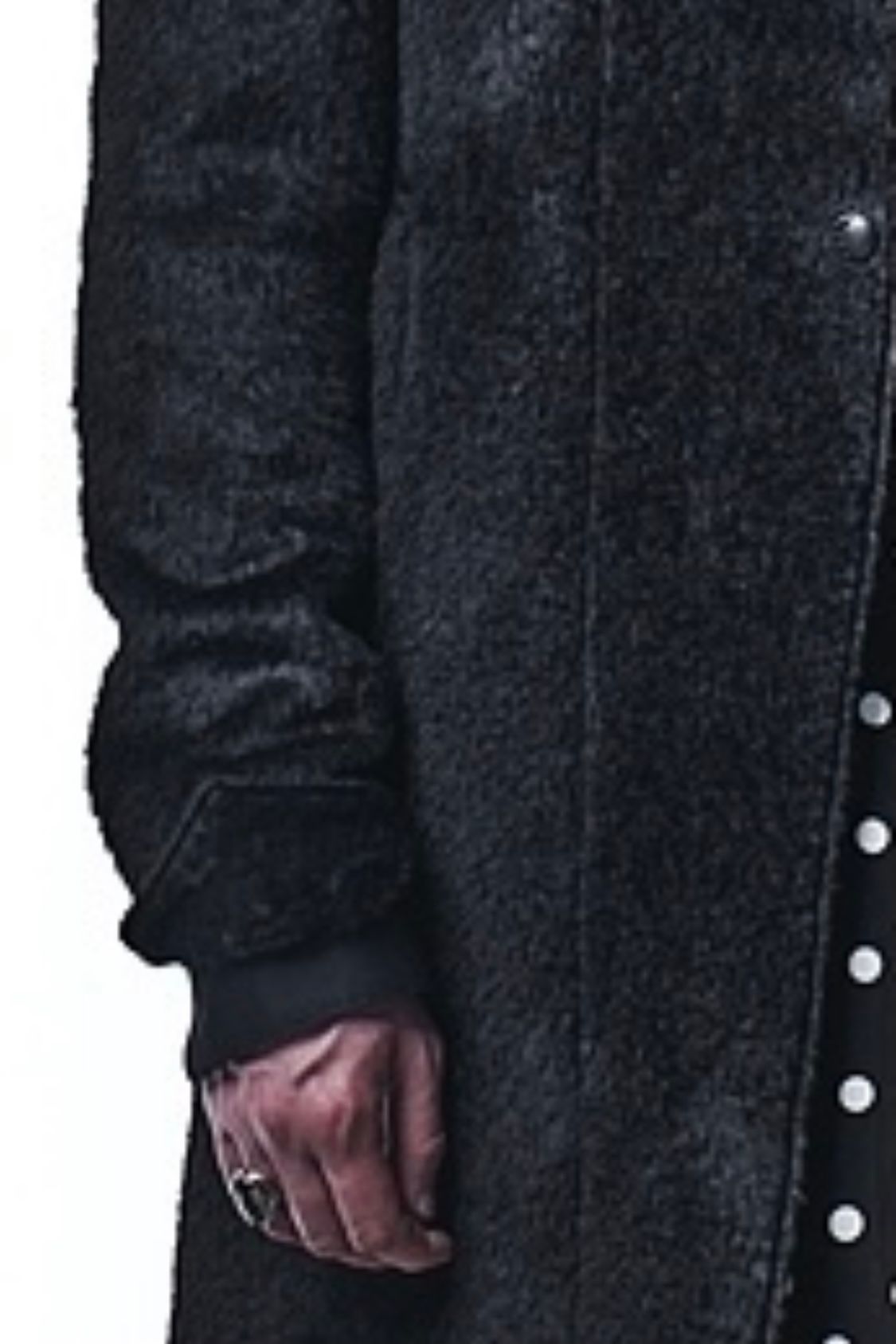 《予約品》 SingleNapoleonJacket ジャケット AlpacaShaggy / Black 【kiryuyrik】 10月入荷予定