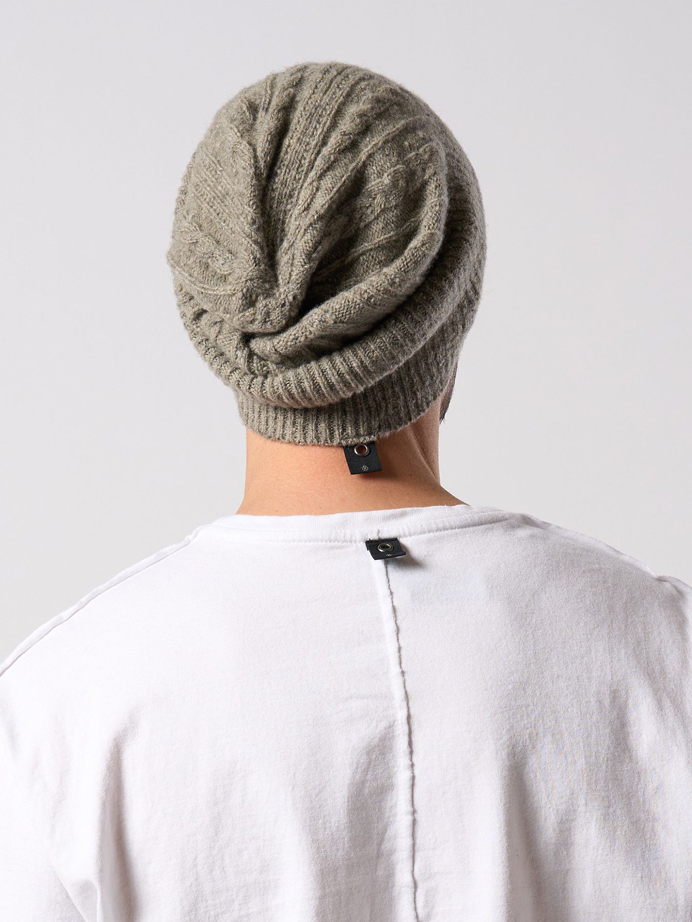 【予約品 4月19日(日) 18時締切】lomond×powder multi kint cap / ウール ニットキャップ / グレー