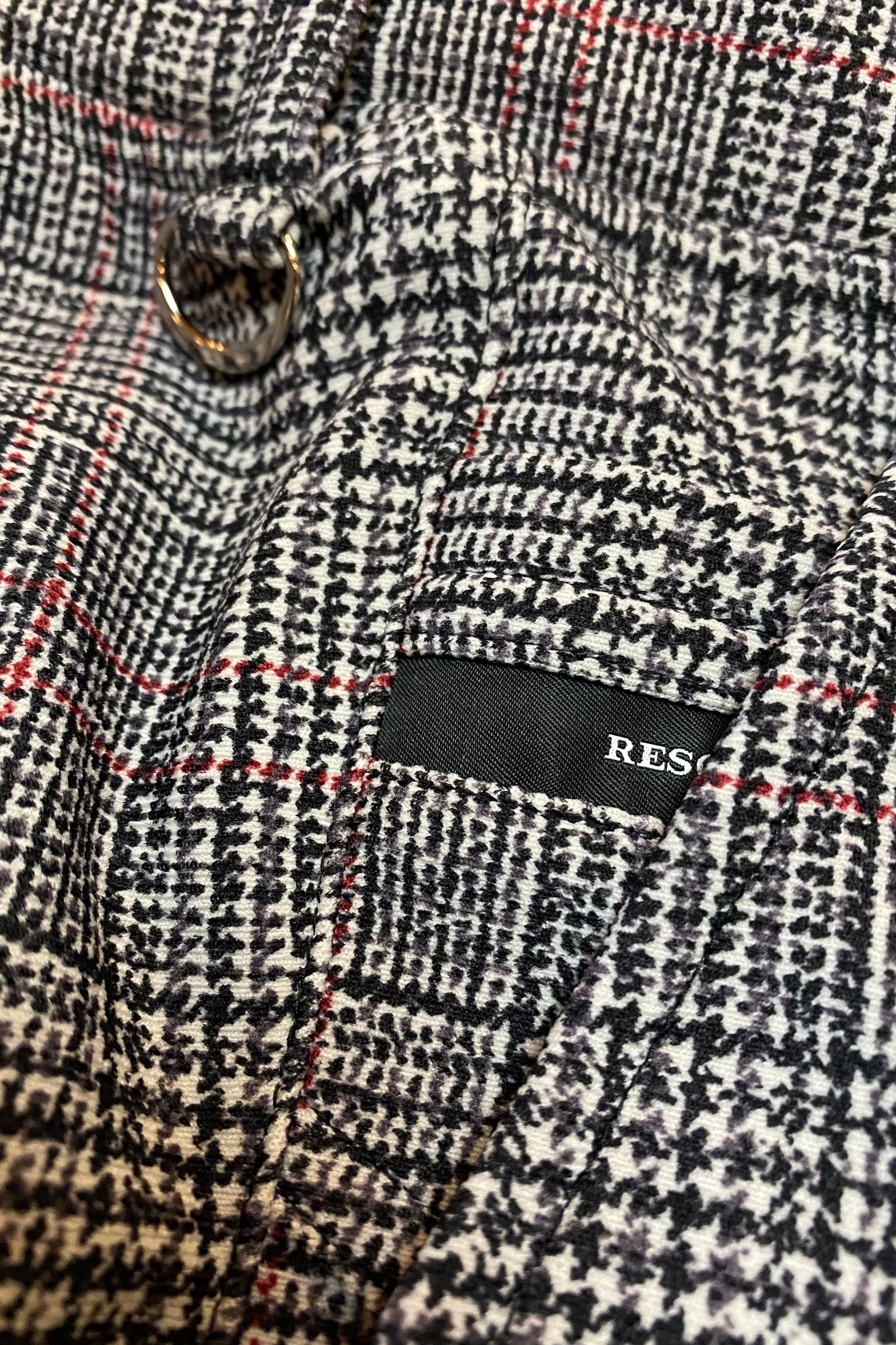 CHRIS EASY HEAT Pants / グレンチェック×レッド【RESOUND CLOTHING】