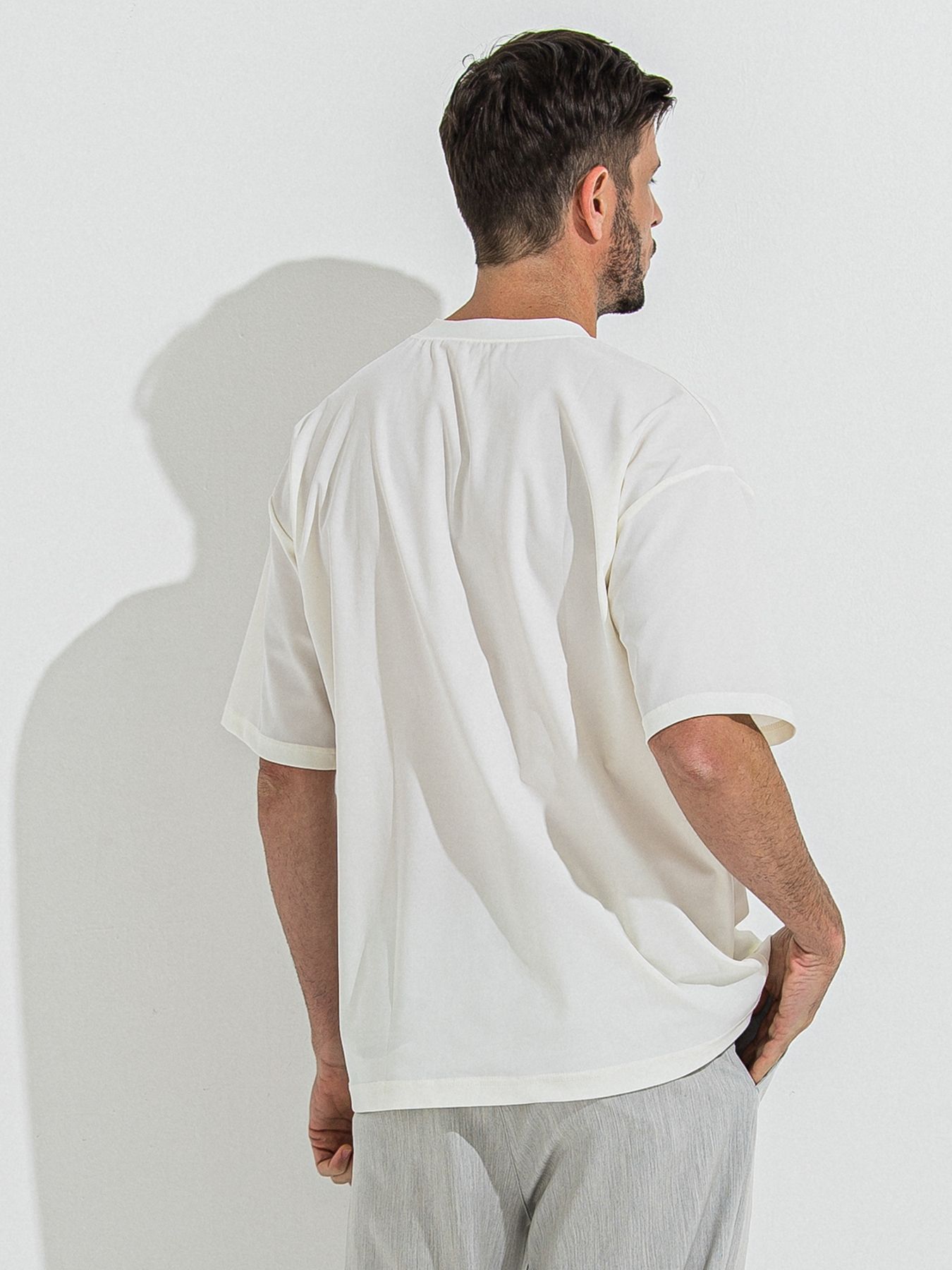 【予約品 】OX JERSEY OVER TEE / オックスジャージオーバーサイズTシャツ / ホワイト