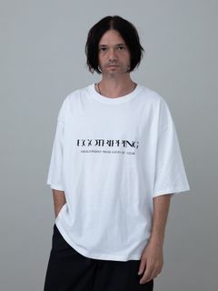 【予約品 11月23日(日) 締切】PRINTTEE-A short / ロゴプリント Tシャツ / WHITE