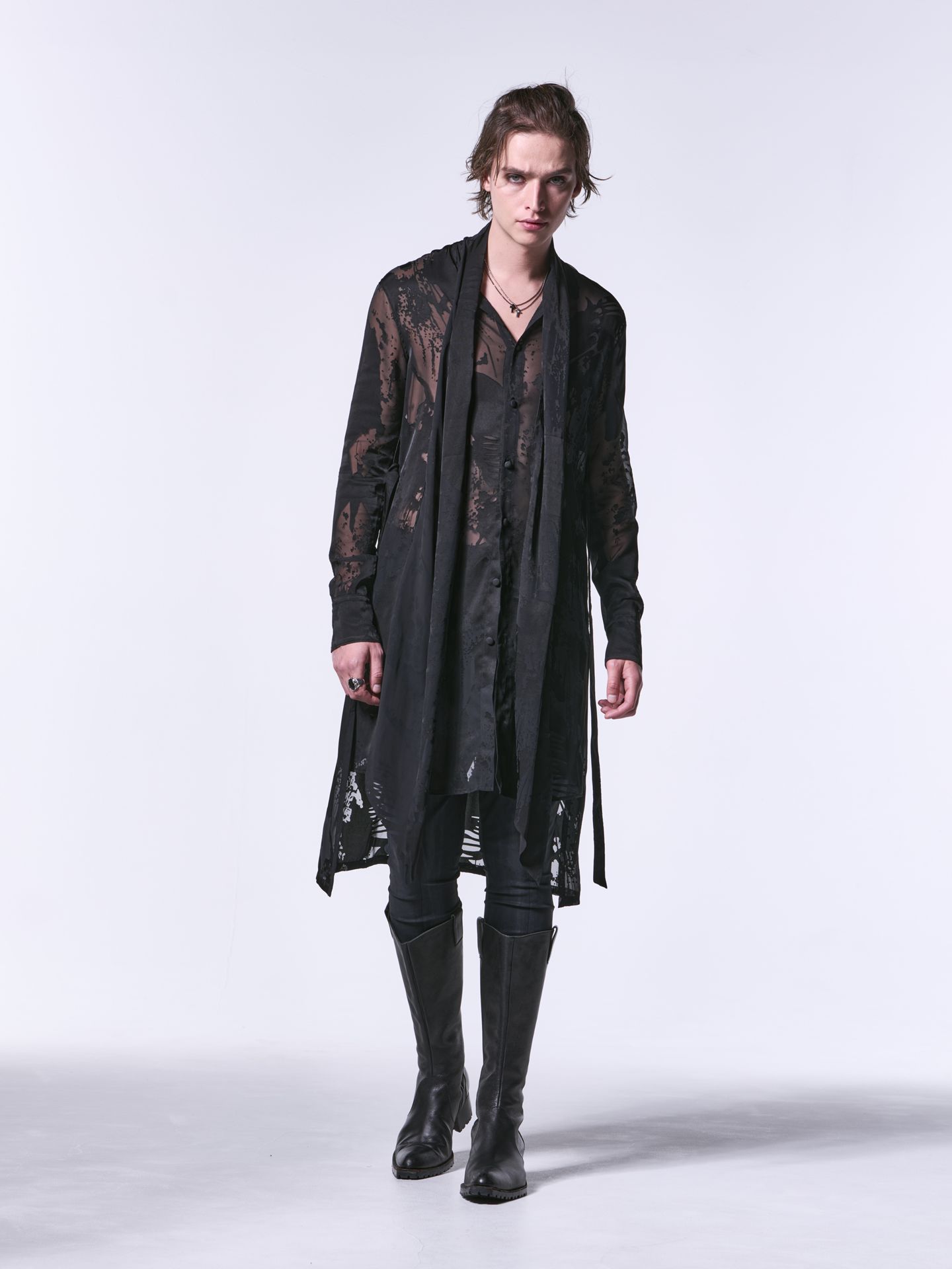 《予約品》 StoalShirt / ストールシャツ / ブラック