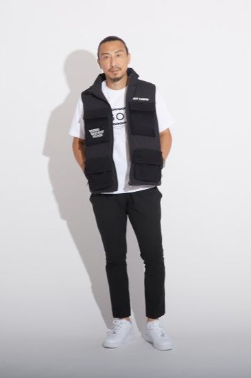 BOY EAGLE DOWN VEST/ ブラック 【BOY LONDON】